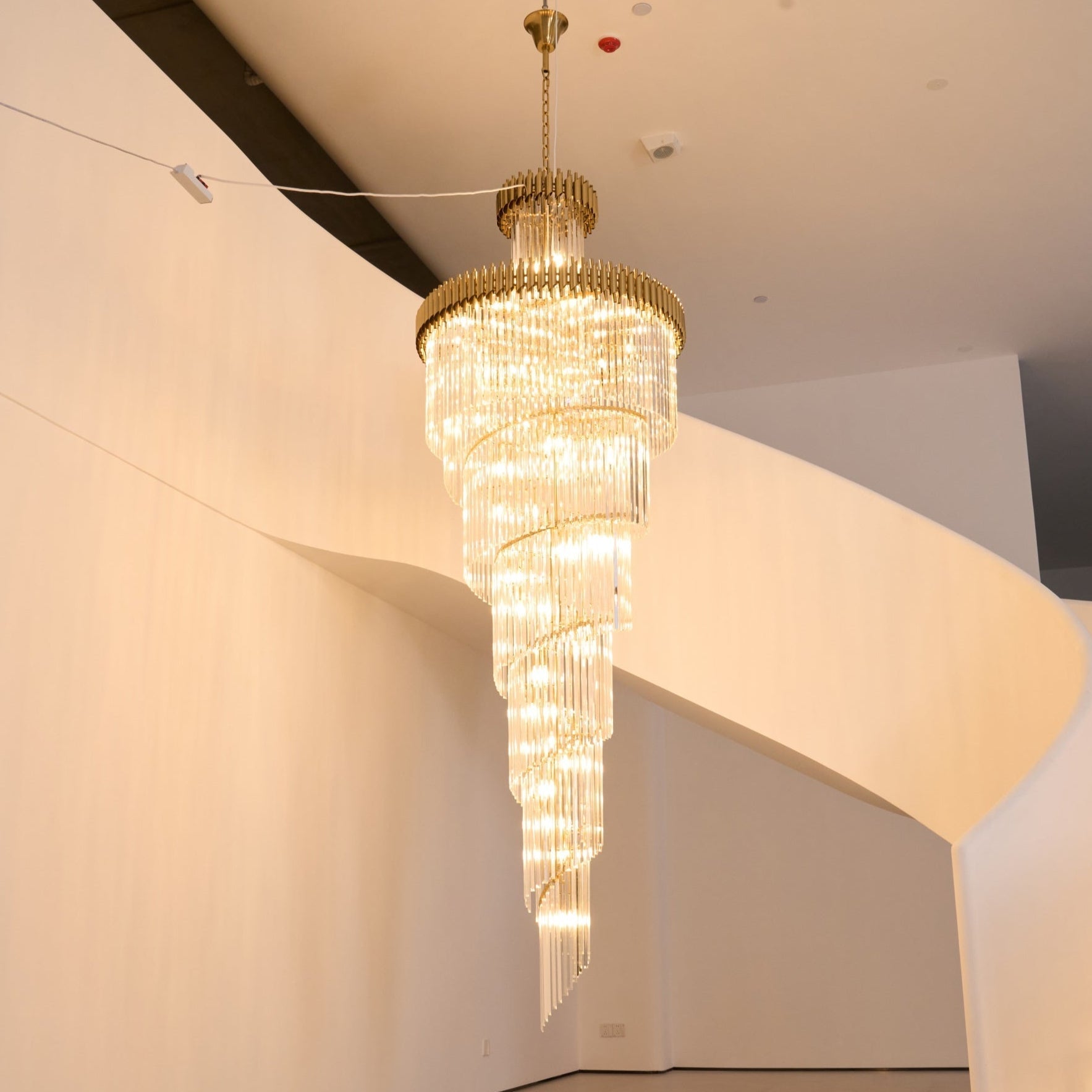 Eurmirila Crystal Spiral Chandelier - Letslighting
