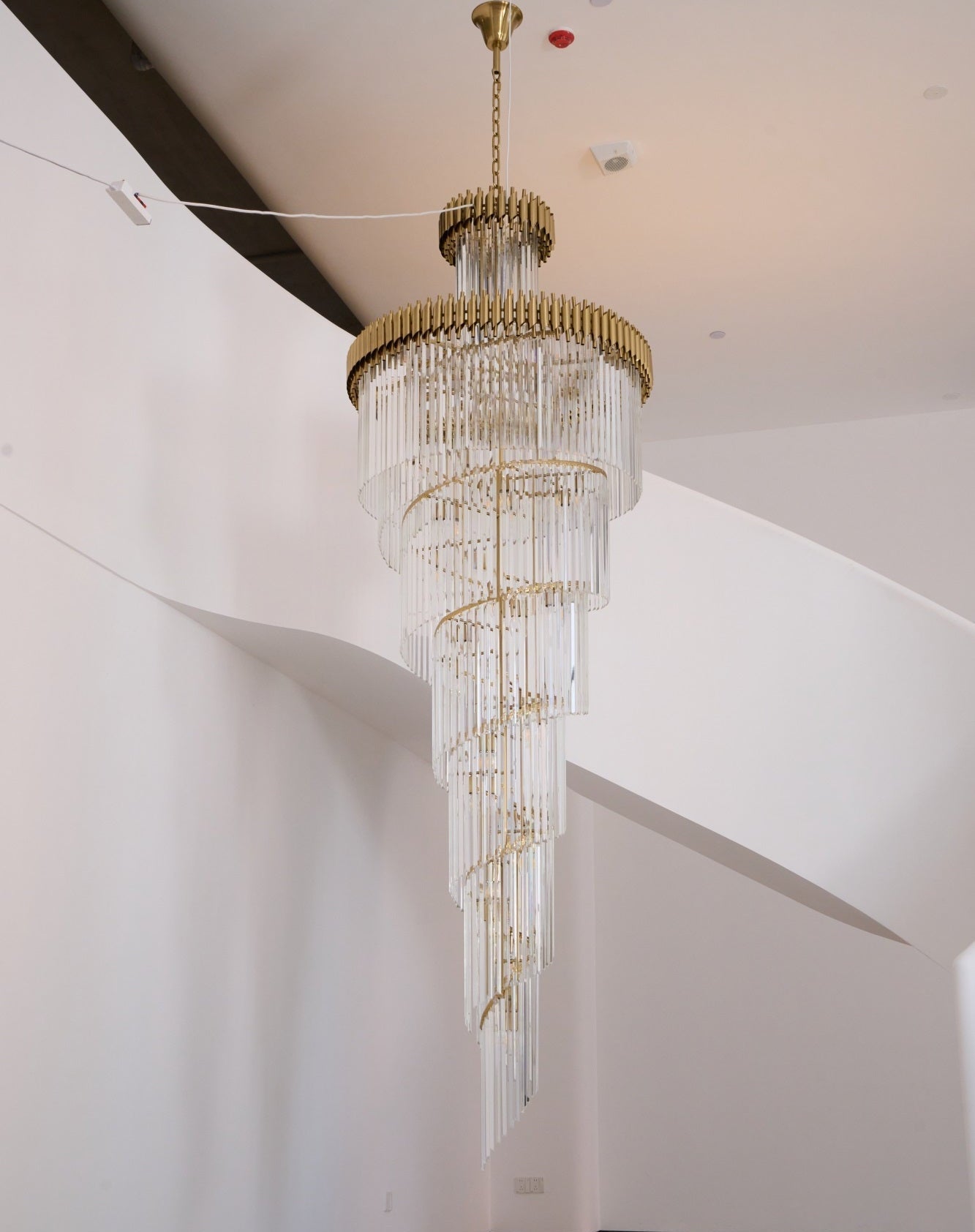 Eurmirila Crystal Spiral Chandelier - Letslighting