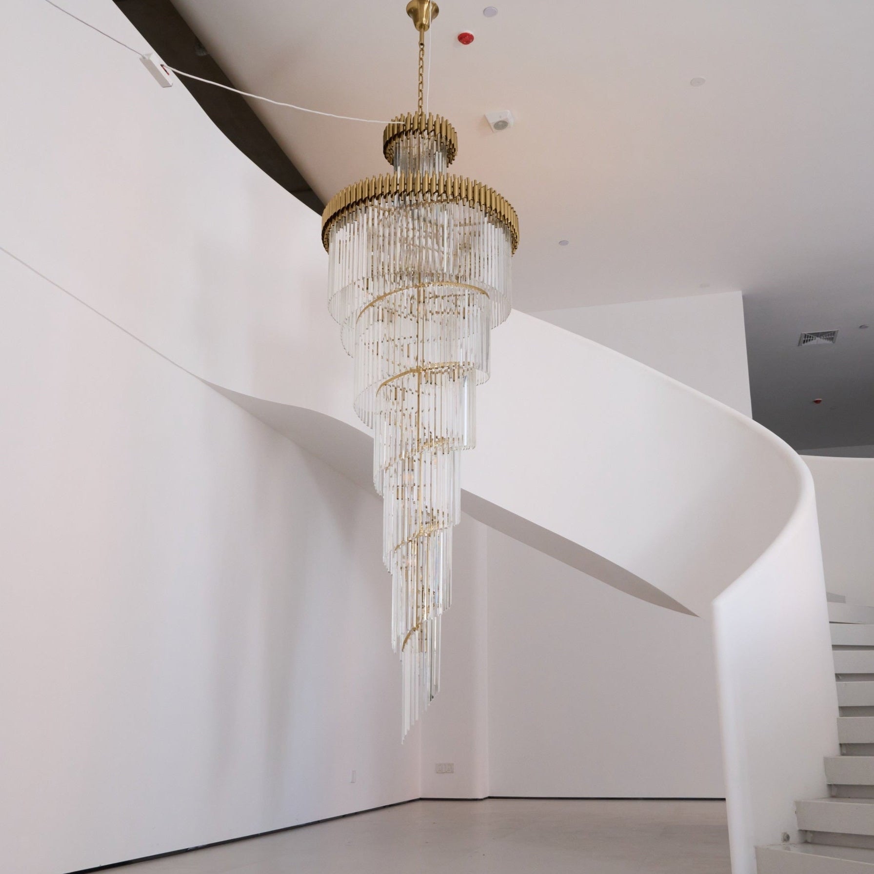 Eurmirila Crystal Spiral Chandelier - Letslighting