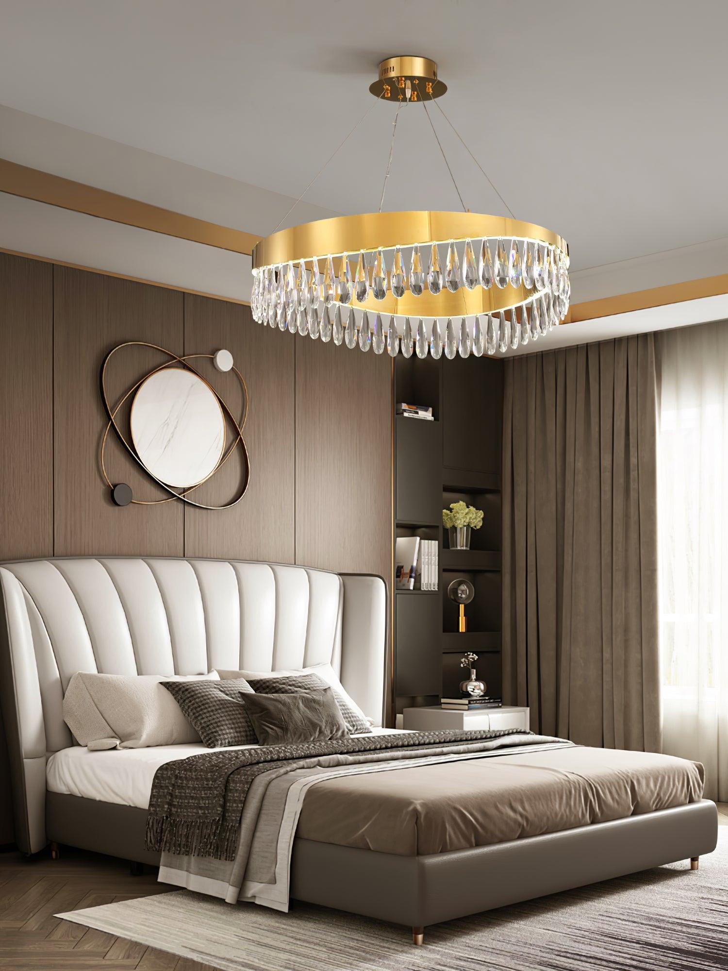 Lustra Chandelier Crystal Ring LED Polished - Letslighting