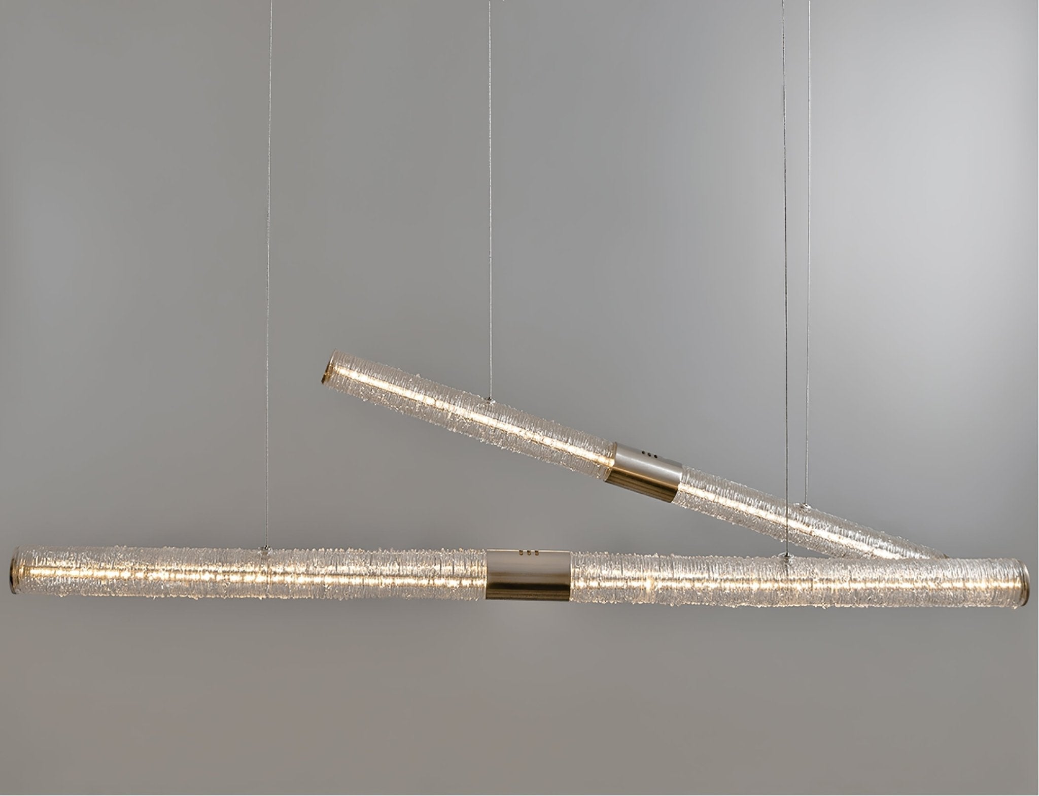 Linear Modern Metal & Resin Pendant Light