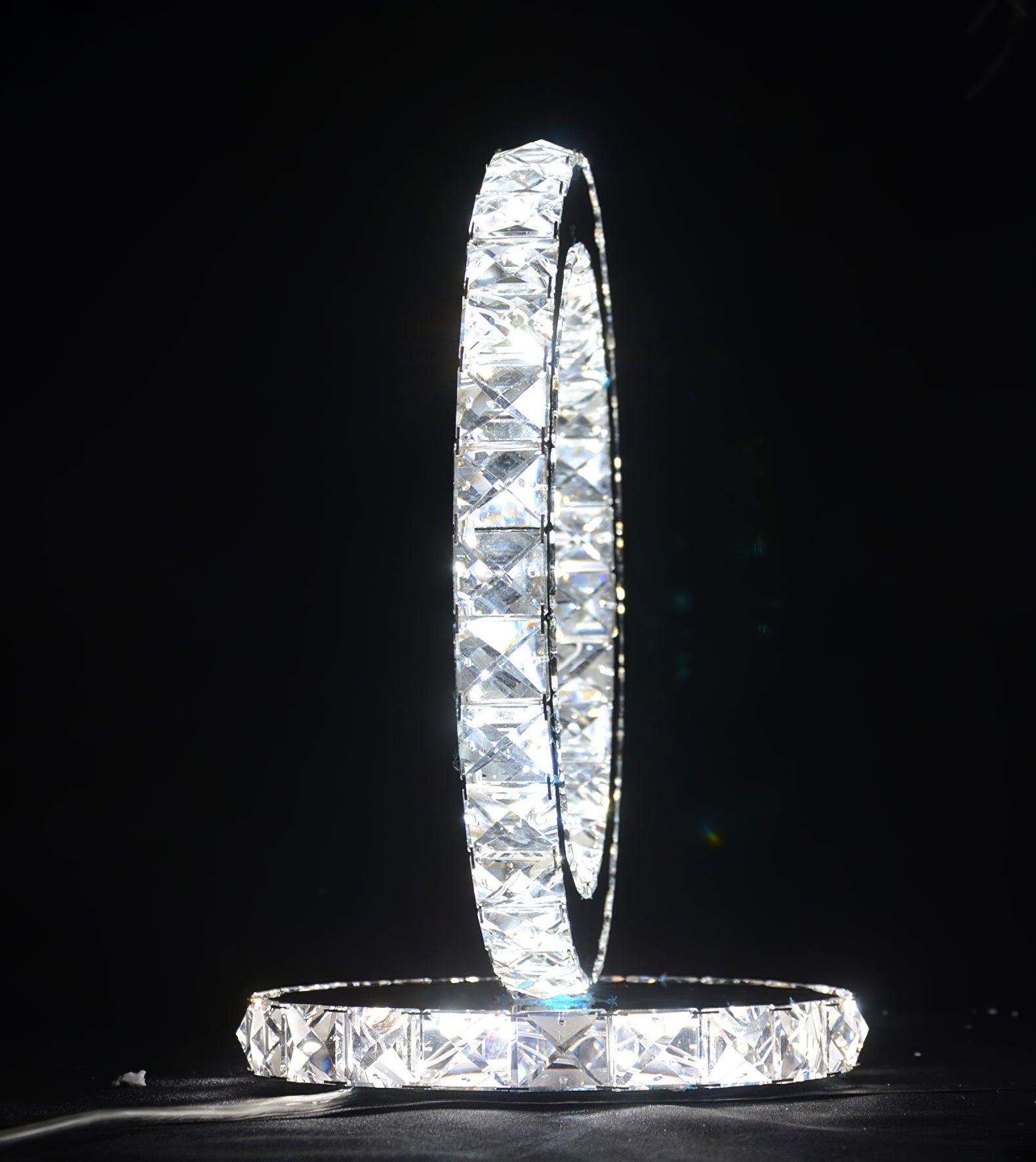 Oriana Crystal Rings Table Lamp - Letslighting