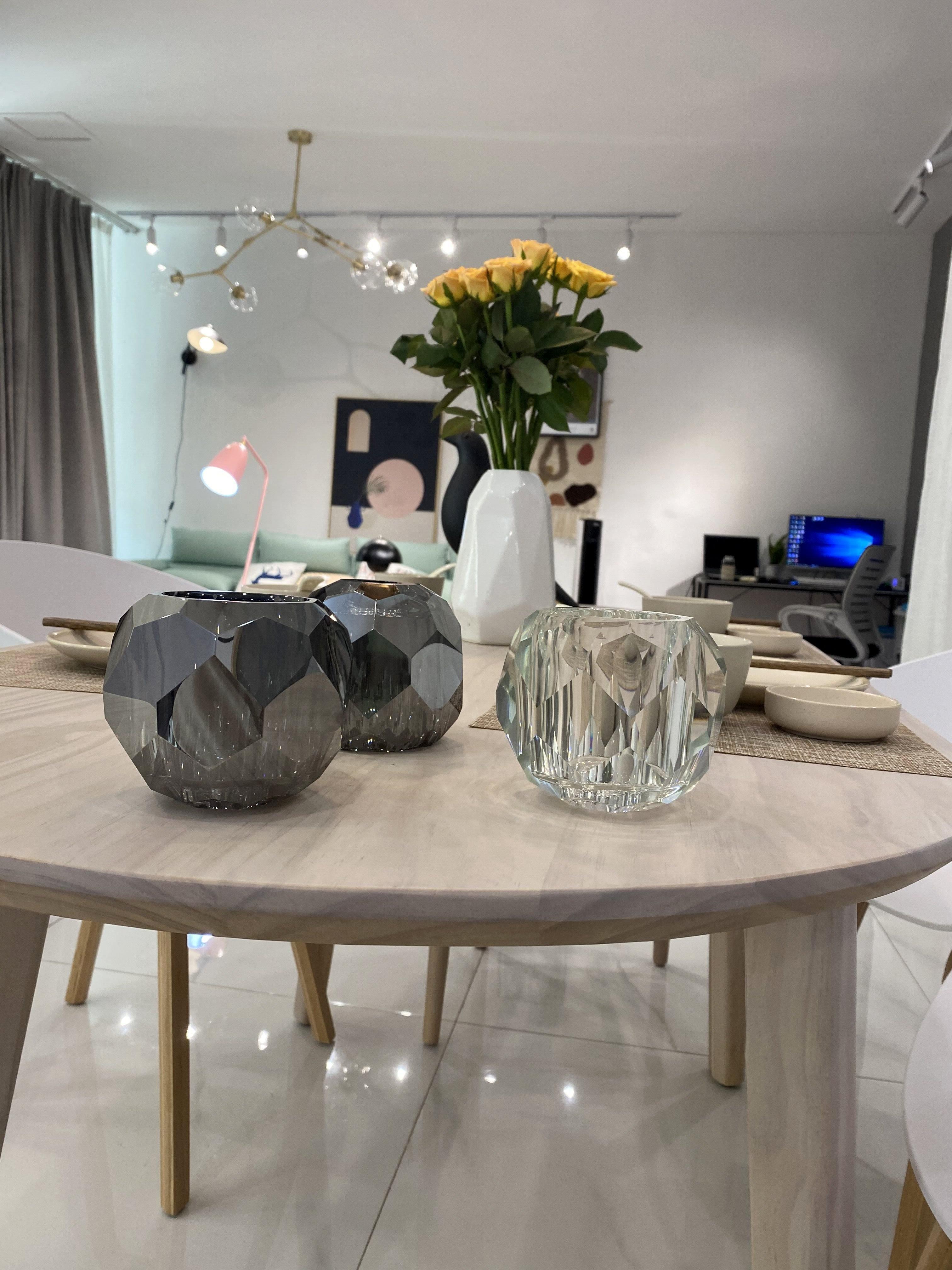 Lustra Pendant Lamp Crystal Ball Brass Cluster - Letslighting