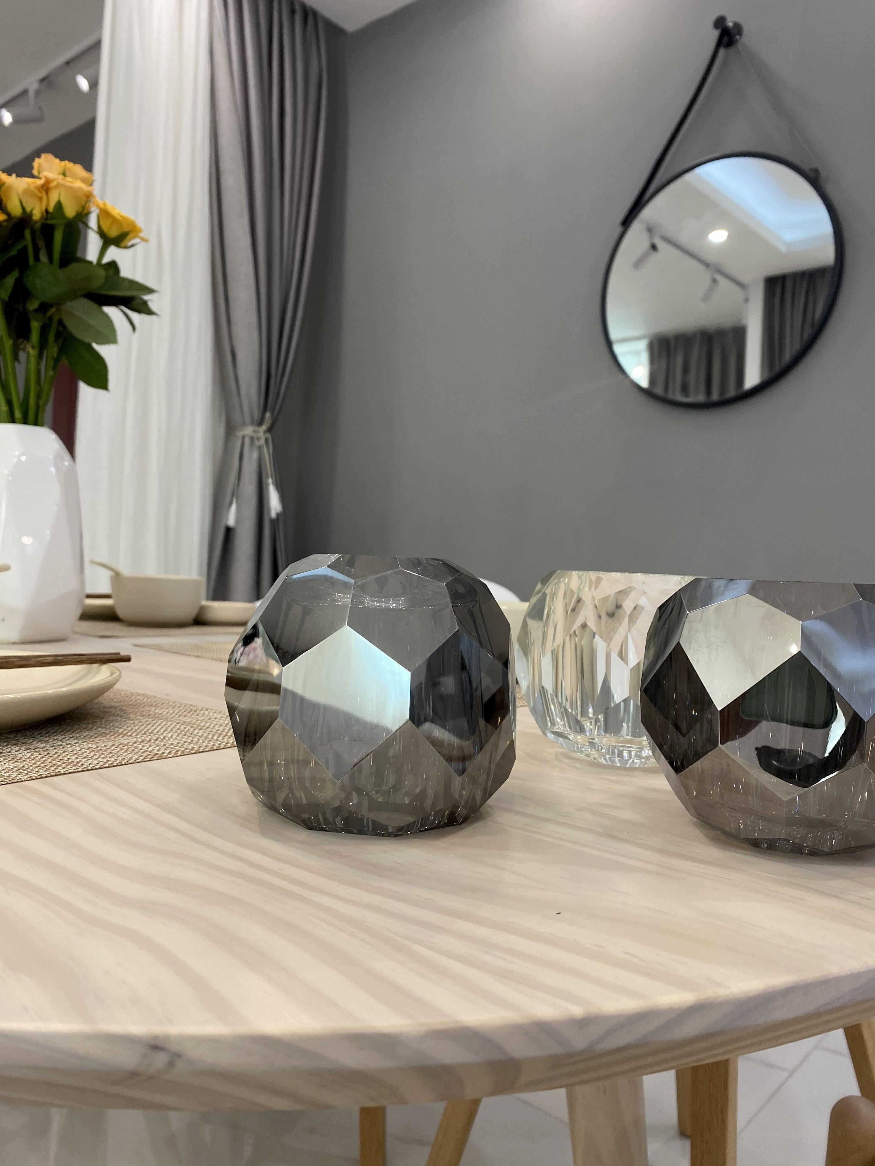 Lustra Pendant Lamp Crystal Ball Brass Cluster - Letslighting