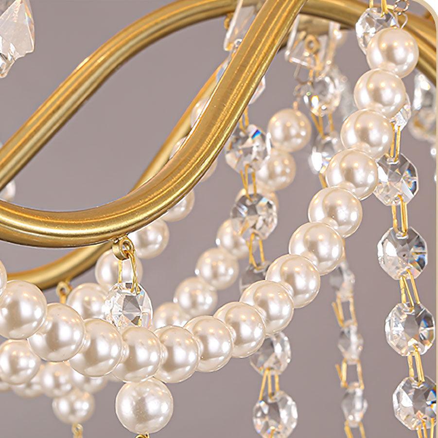 Lustra Chandelier Crystal Pearl - Letslighting