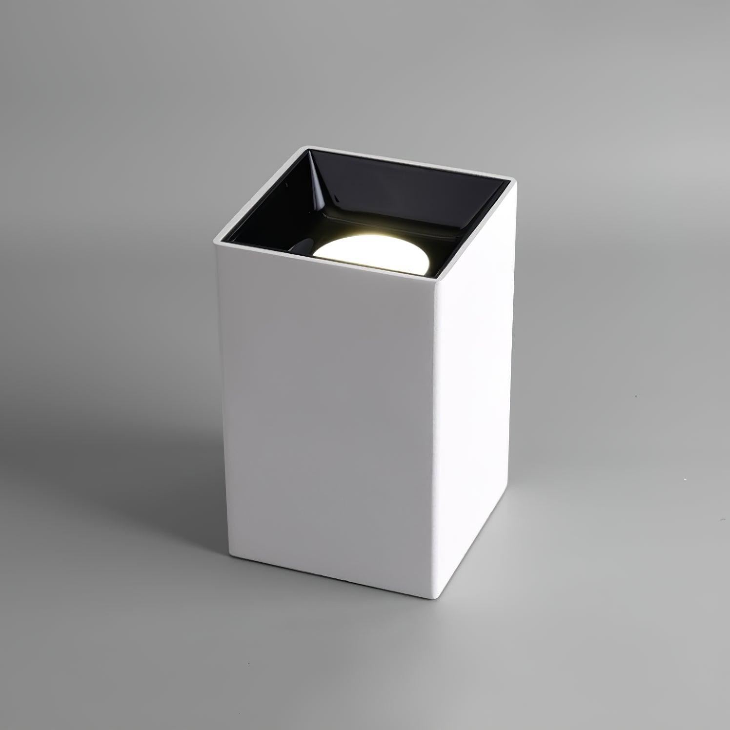 Lustra Ceiling Light Cube Square Black Spotlight - Letslighting