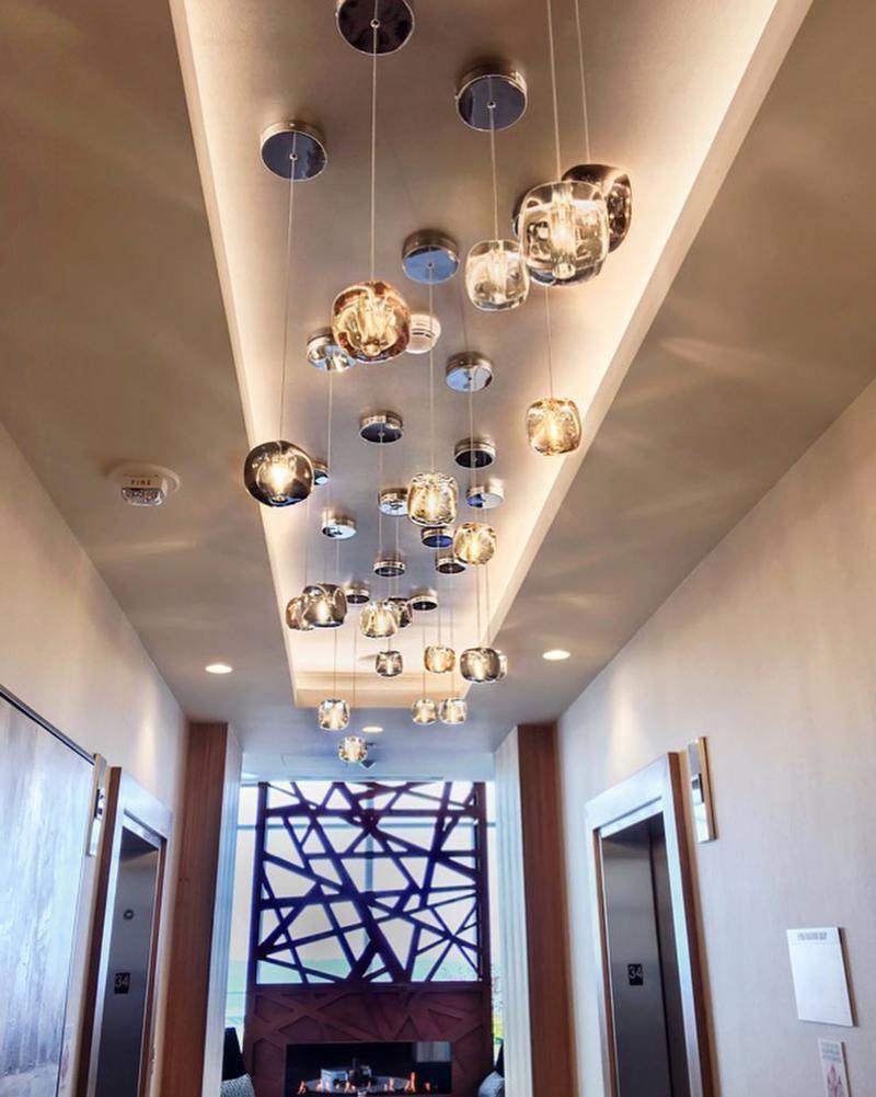 Glowcube Modern Crystal Chandelier - Letslighting