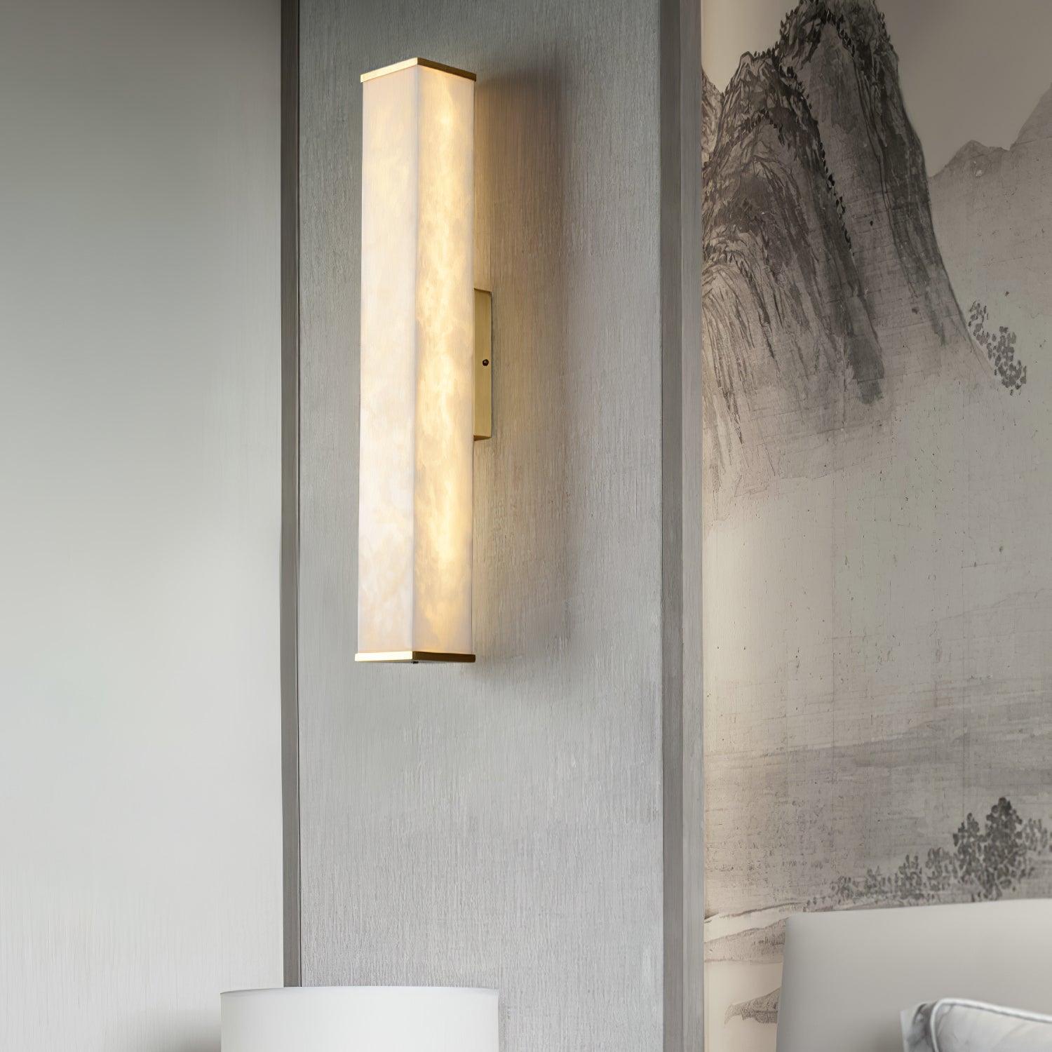 Vithaira Alabaster Linear Wall Lamp - Letslighting