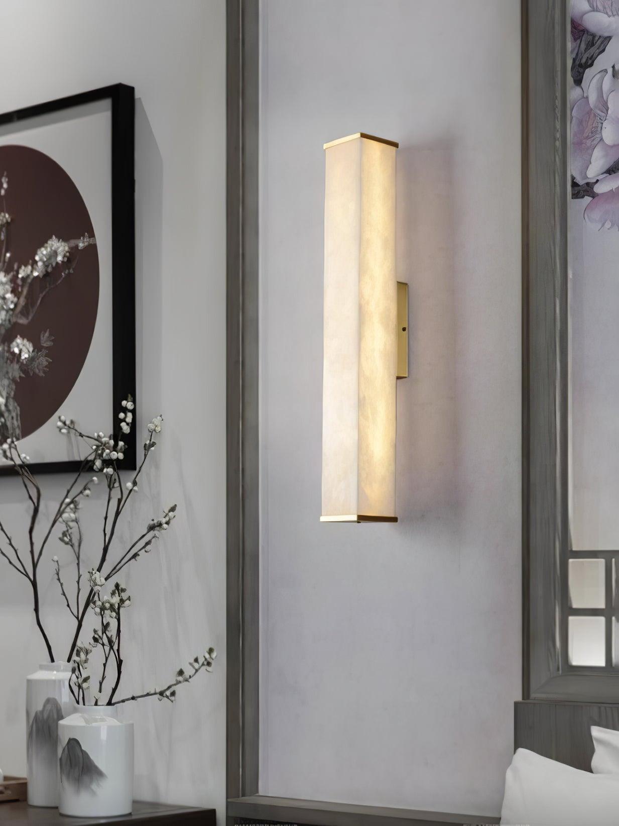 Vithaira Alabaster Linear Wall Lamp - Letslighting