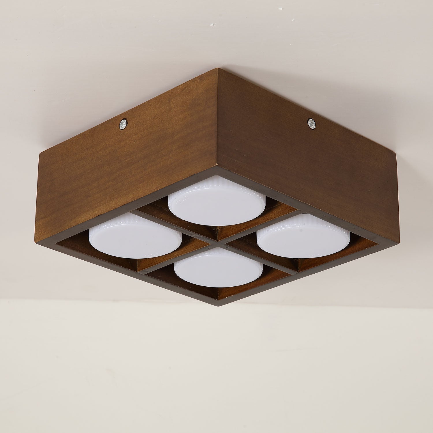 Eliza Minimalist Wood Ceiling Light - Letslighting