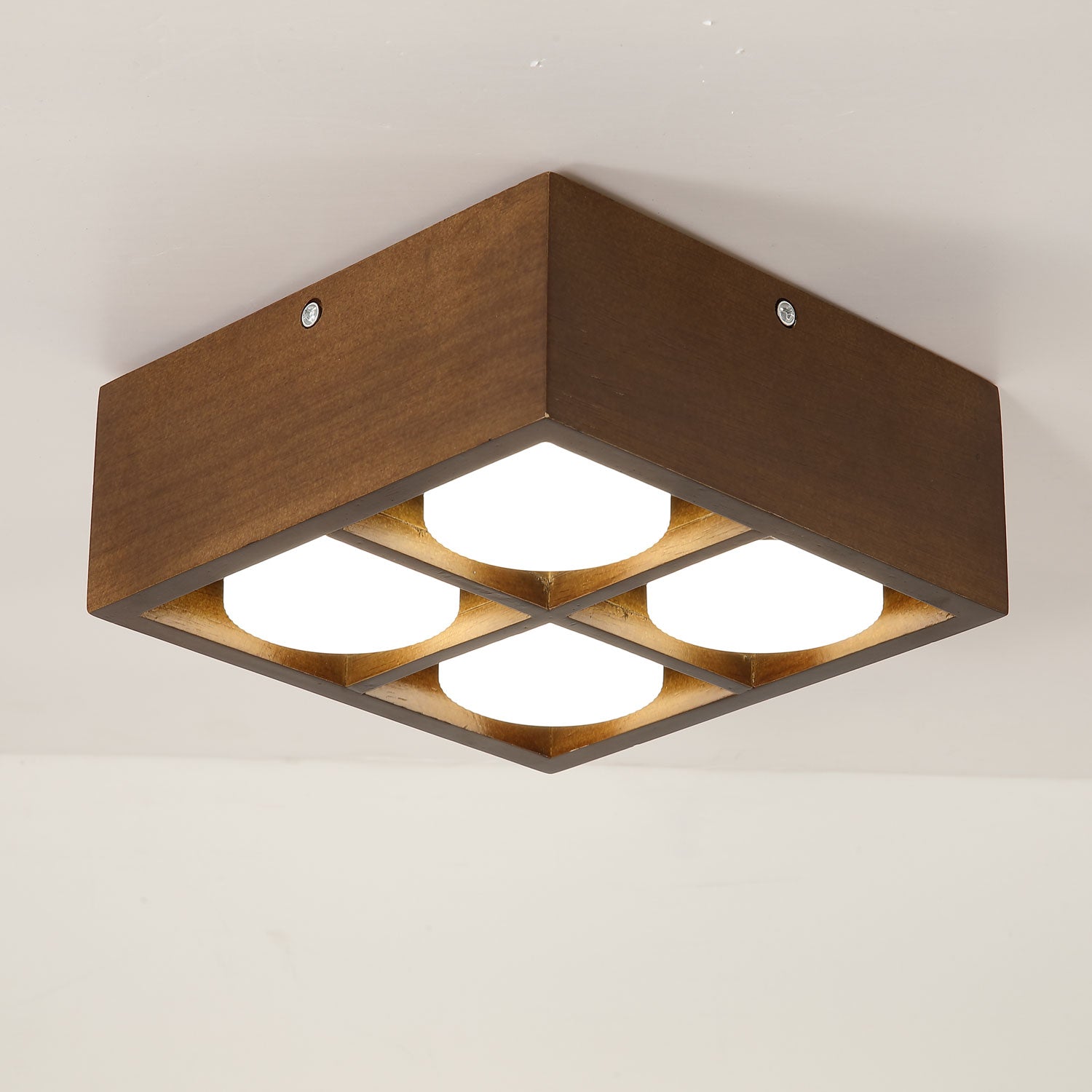 Eliza Minimalist Wood Ceiling Light - Letslighting