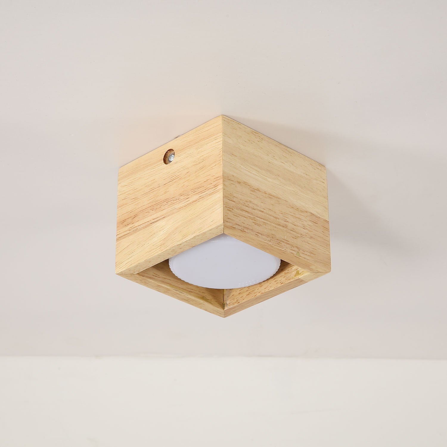 Eliza Minimalist Wood Ceiling Light - Letslighting