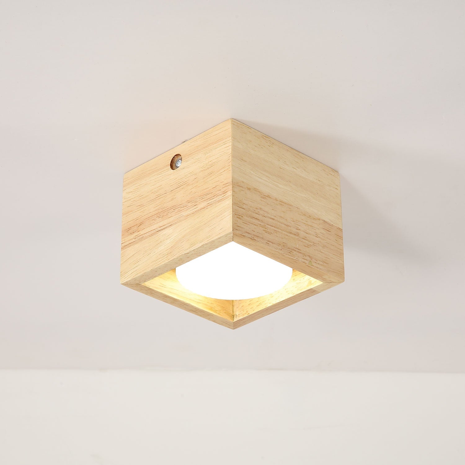 Eliza Minimalist Wood Ceiling Light - Letslighting