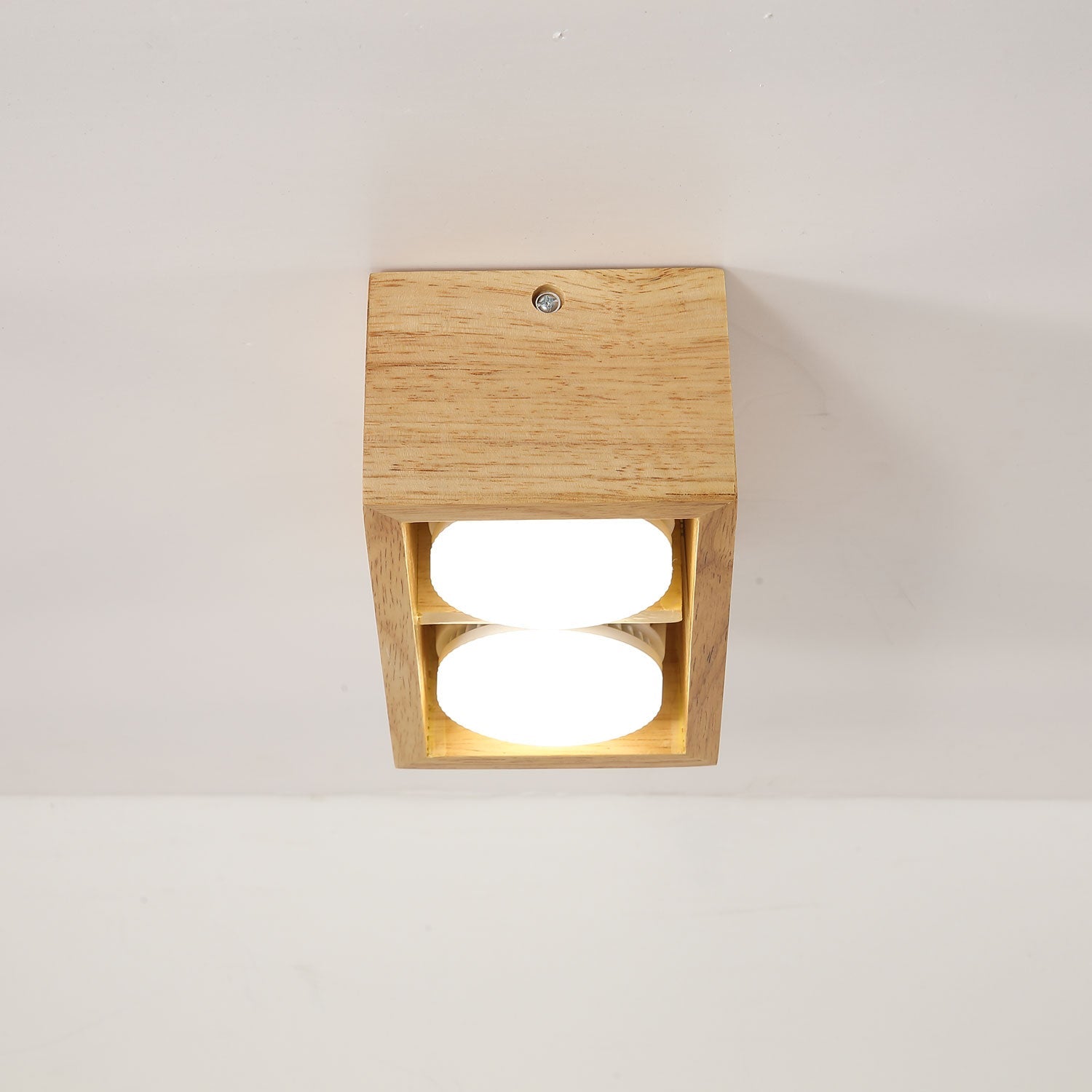 Eliza Minimalist Wood Ceiling Light - Letslighting