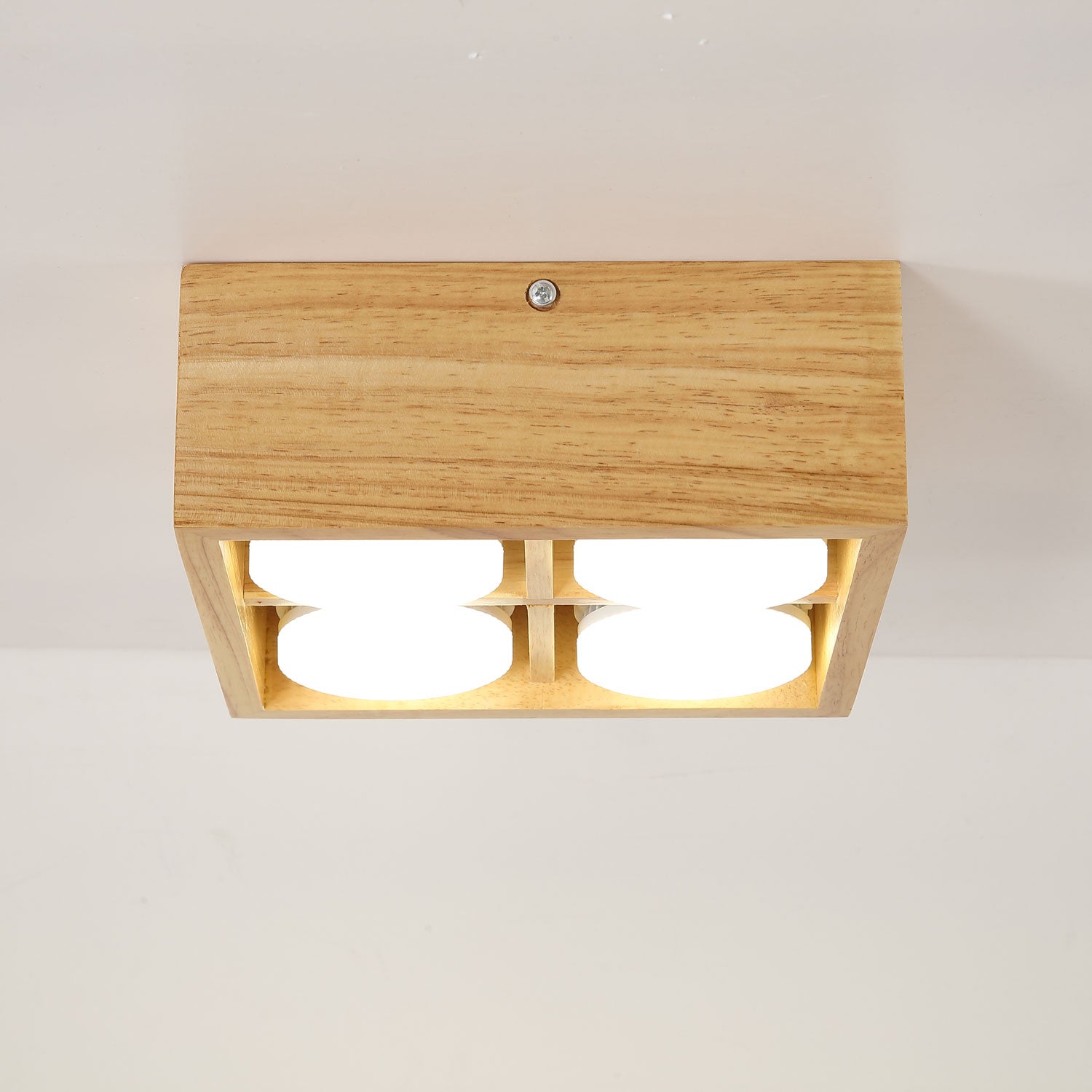 Eliza Minimalist Wood Ceiling Light - Letslighting