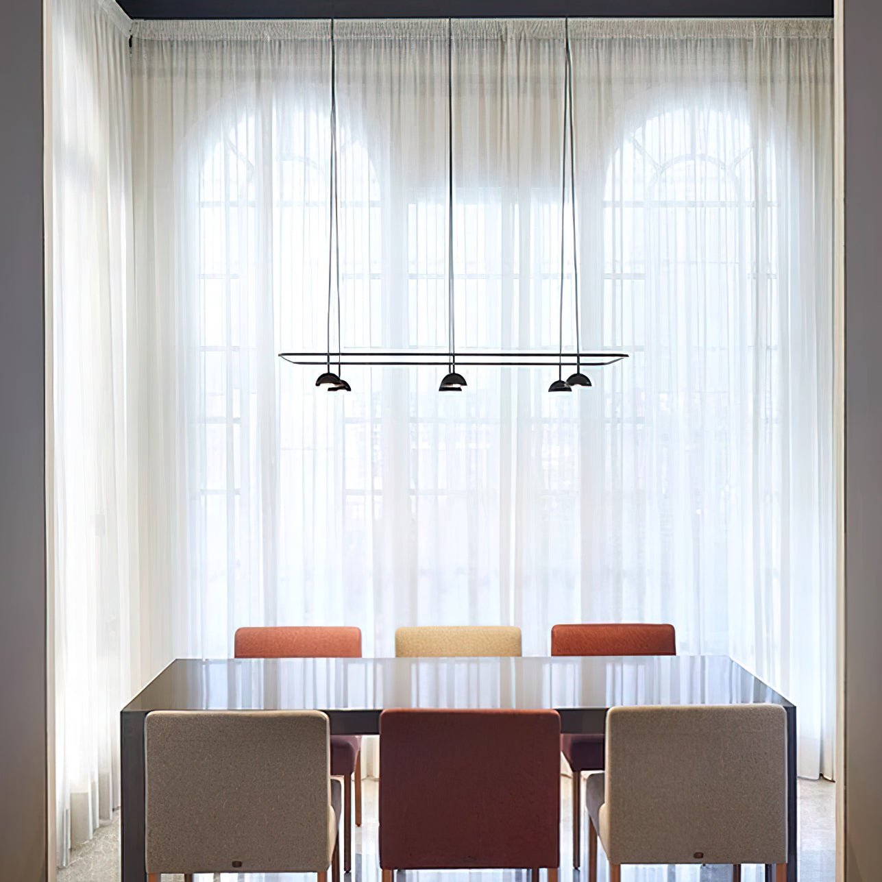 Aurora Chandelier LED Sleek - Letslighting
