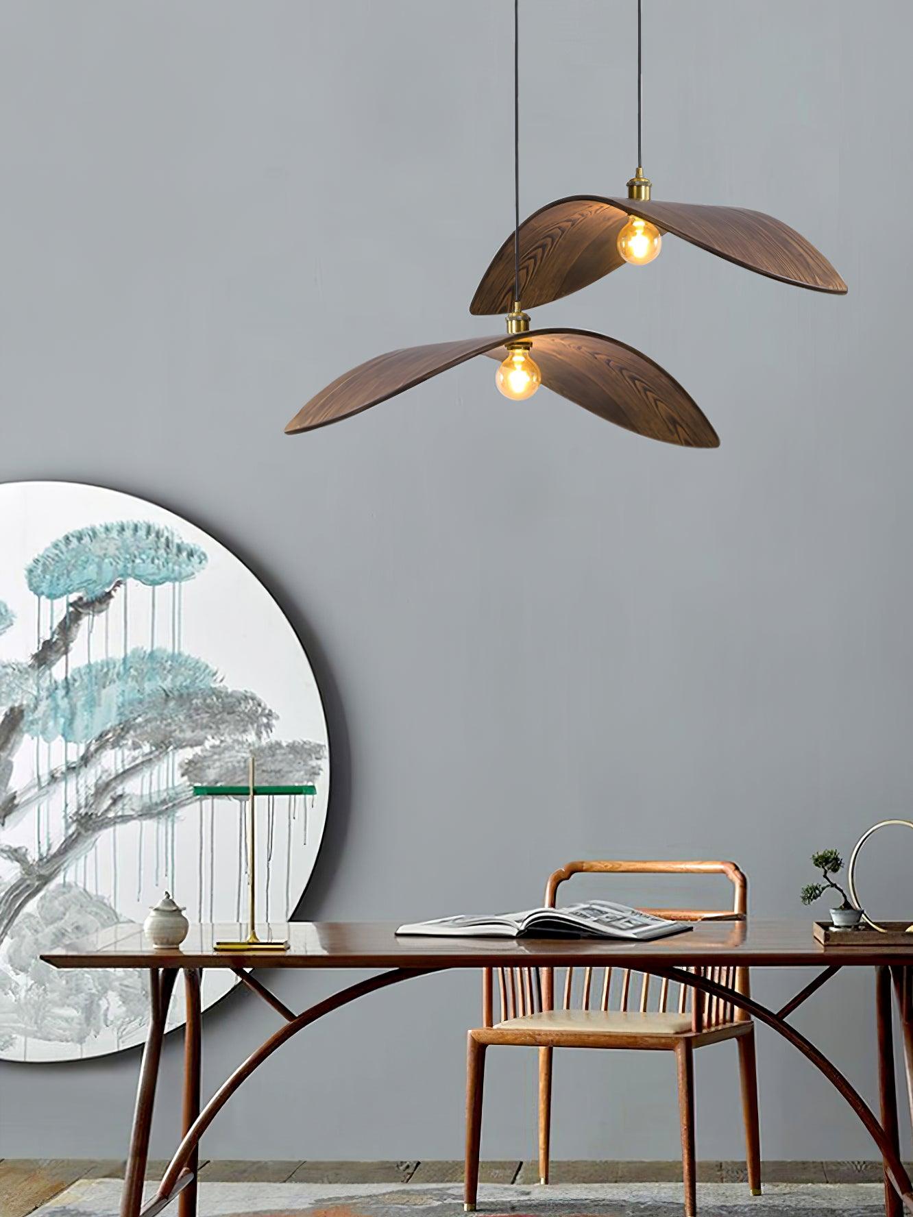 Lymiror Nordic Art Wooden Pendant Lamp - Letslighting