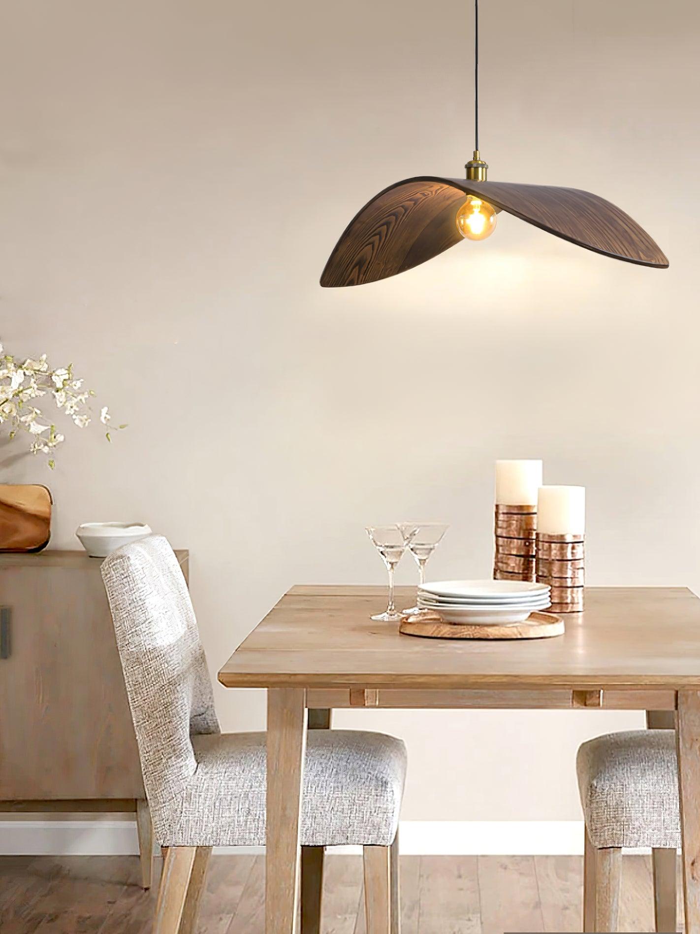 Lymiror Nordic Art Wooden Pendant Lamp - Letslighting
