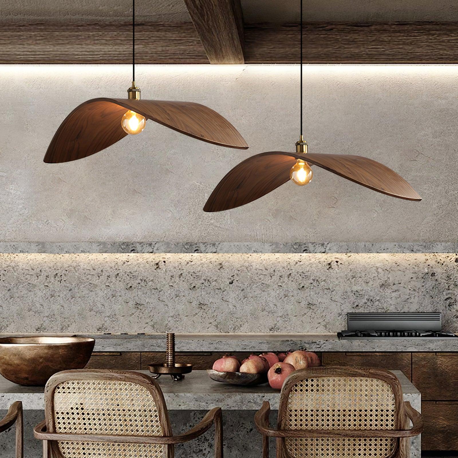 Lymiror Nordic Art Wooden Pendant Lamp - Letslighting