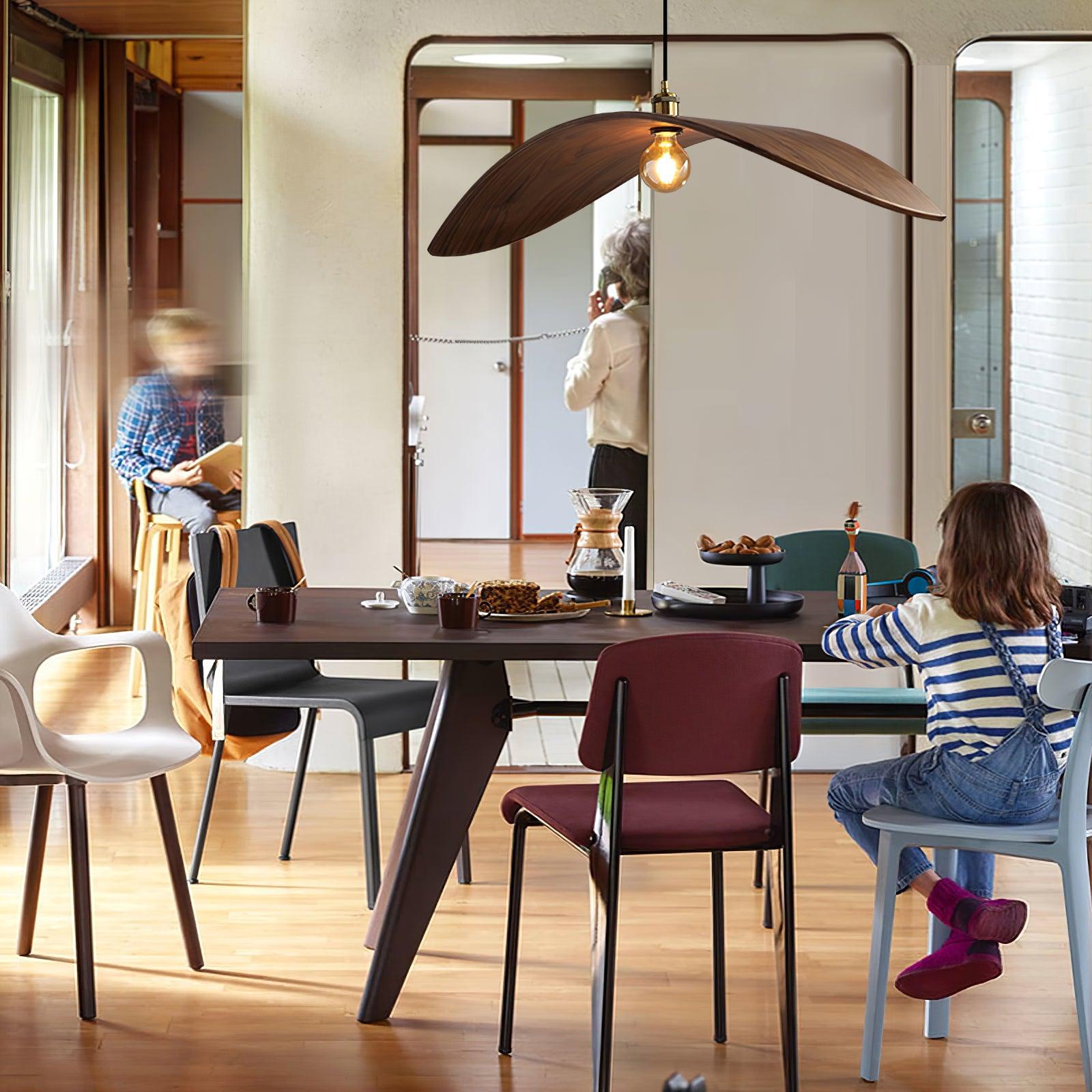 Lymiror Nordic Art Wooden Pendant Lamp - Letslighting
