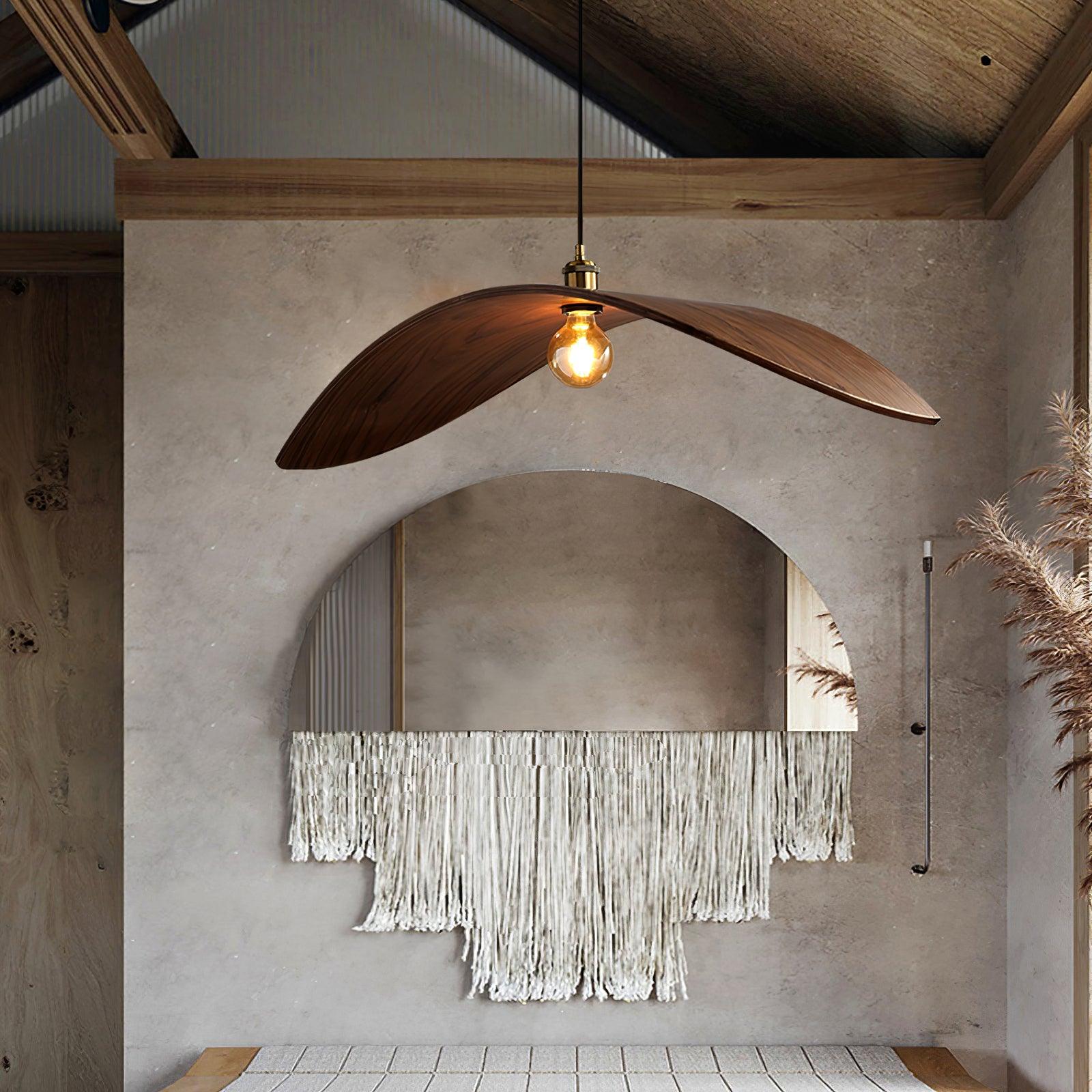 Lymiror Nordic Art Wooden Pendant Lamp - Letslighting