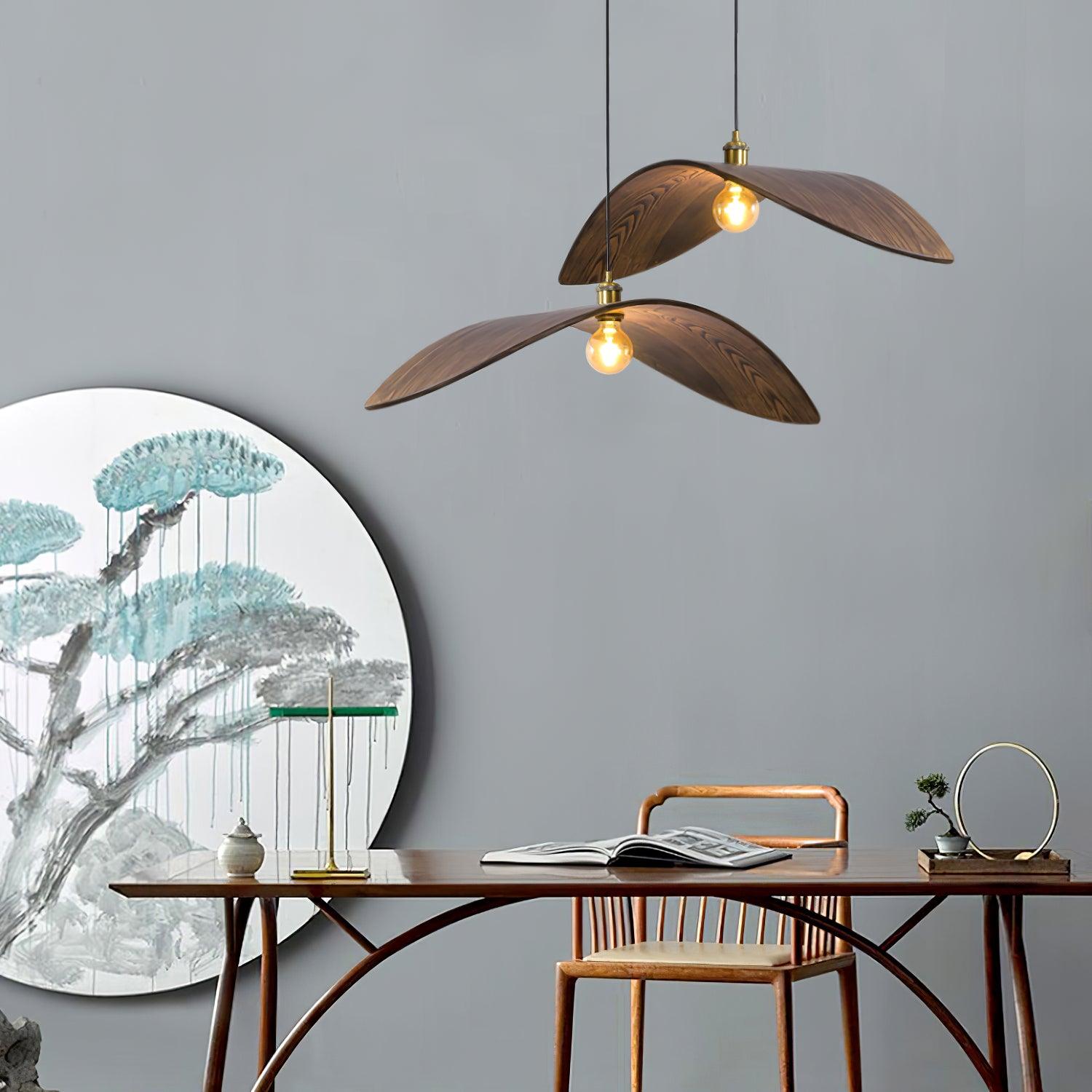 Lymiror Nordic Art Wooden Pendant Lamp - Letslighting