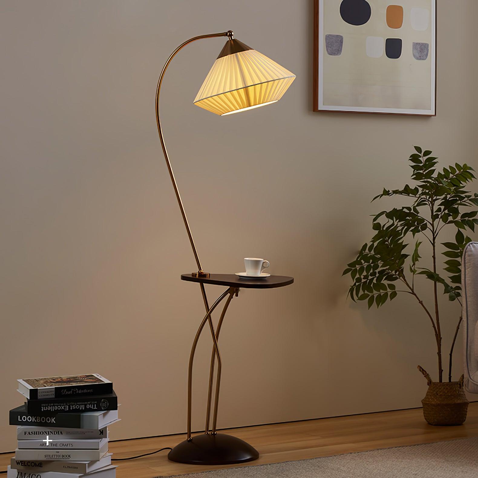 Elvio Fabric Vintage Floor Lamp - Letslighting