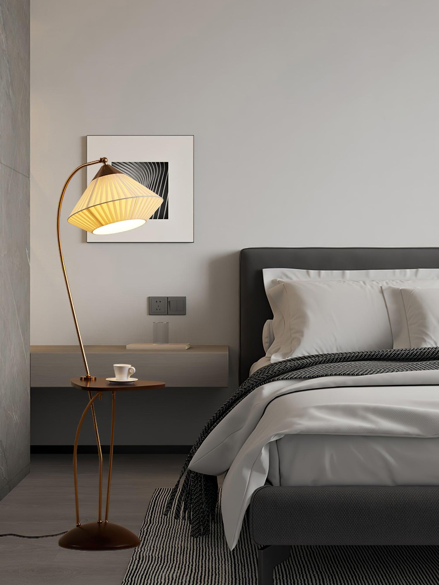 Elvio Fabric Vintage Floor Lamp - Letslighting