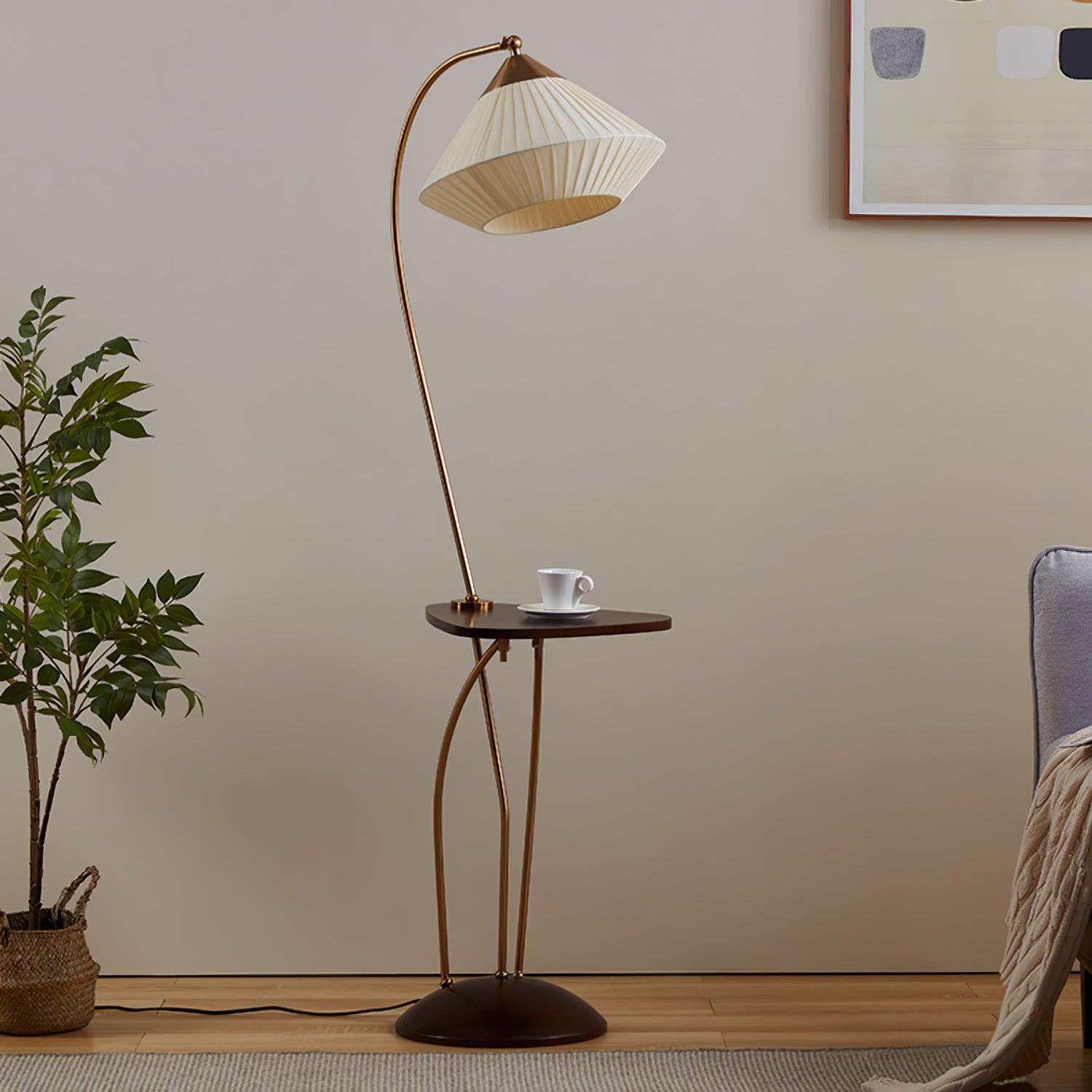 Elvio Fabric Vintage Floor Lamp - Letslighting
