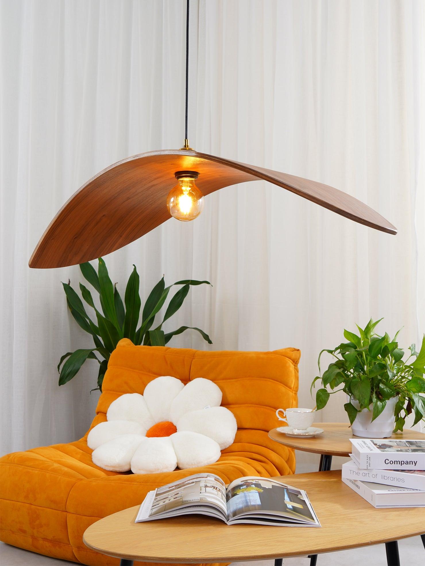 Lymiror Nordic Art Wooden Pendant Lamp - Letslighting
