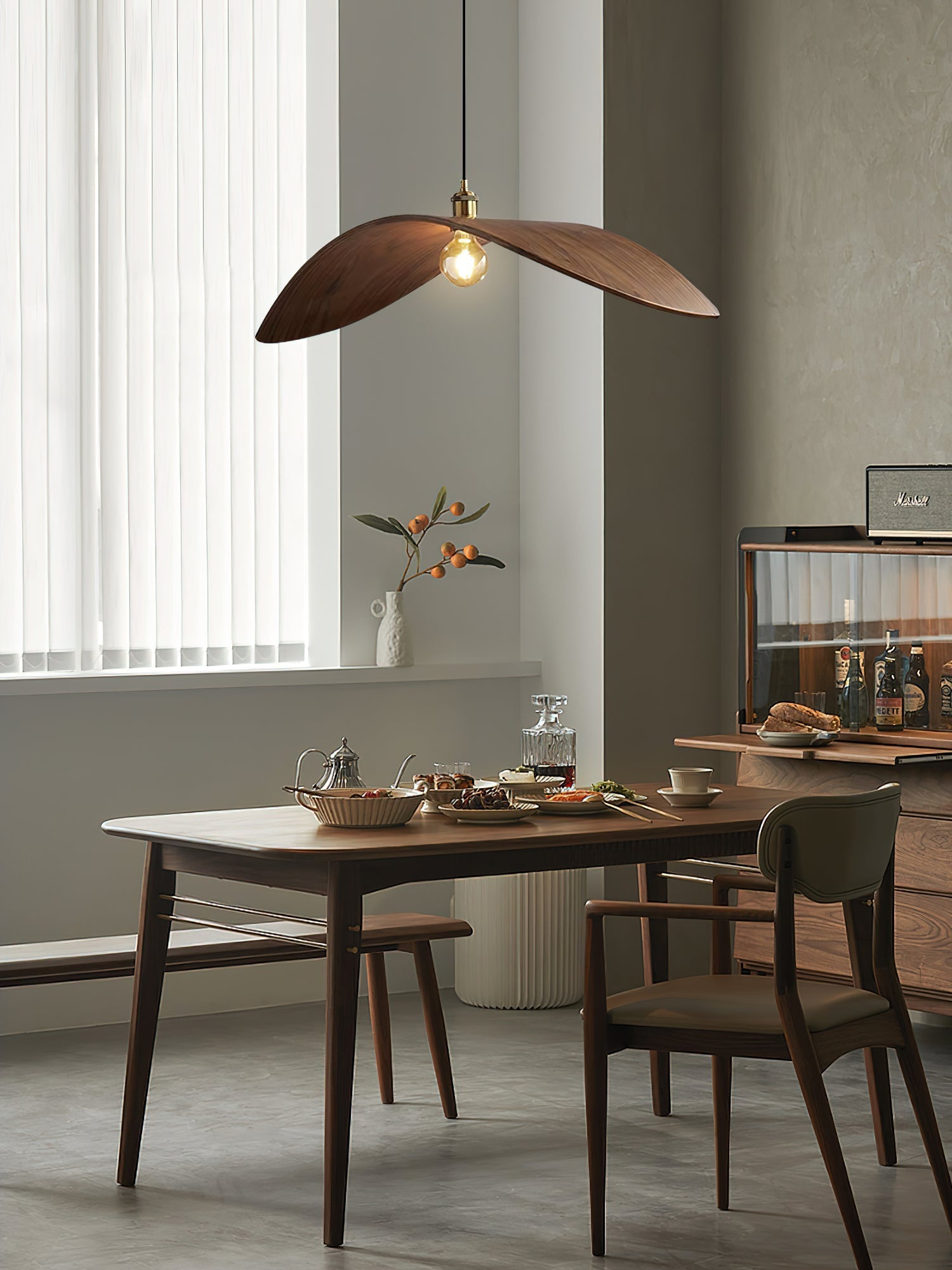 Lymiror Nordic Art Wooden Pendant Lamp - Letslighting
