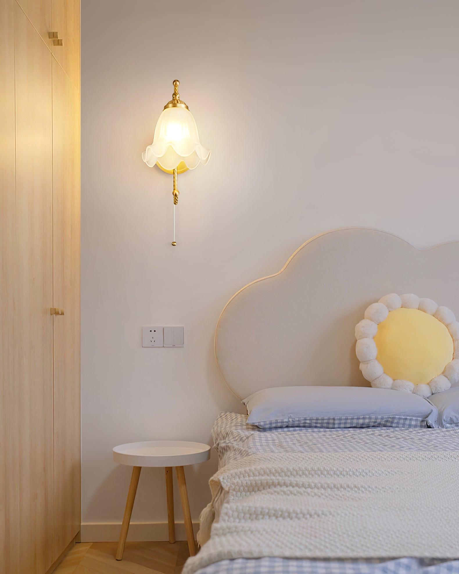 Lustra Wall Sconce Brass Gooseneck Glass - Letslighting