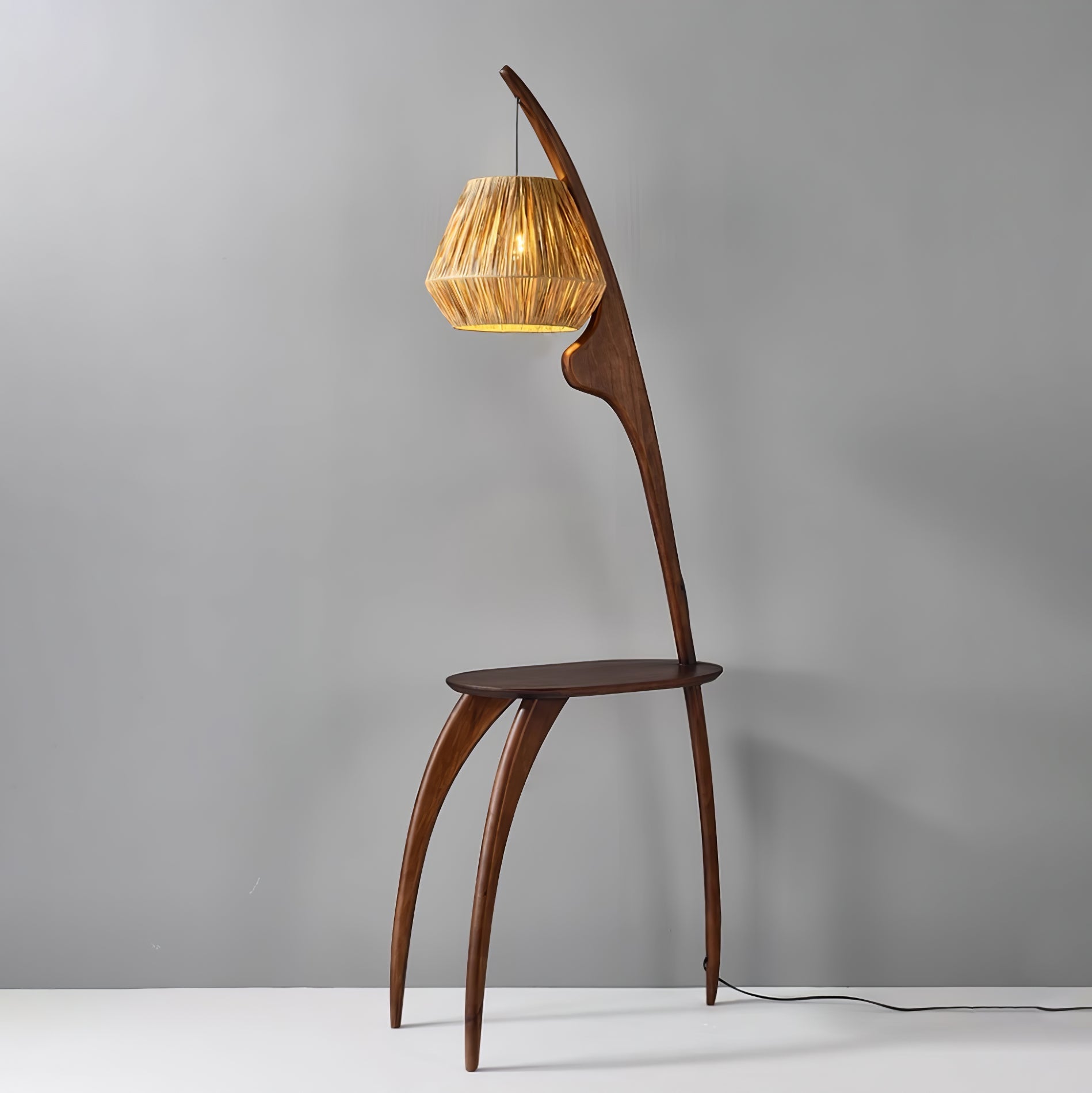 Lustra Curved Mantis Arm Floor Lamp - Letslighting