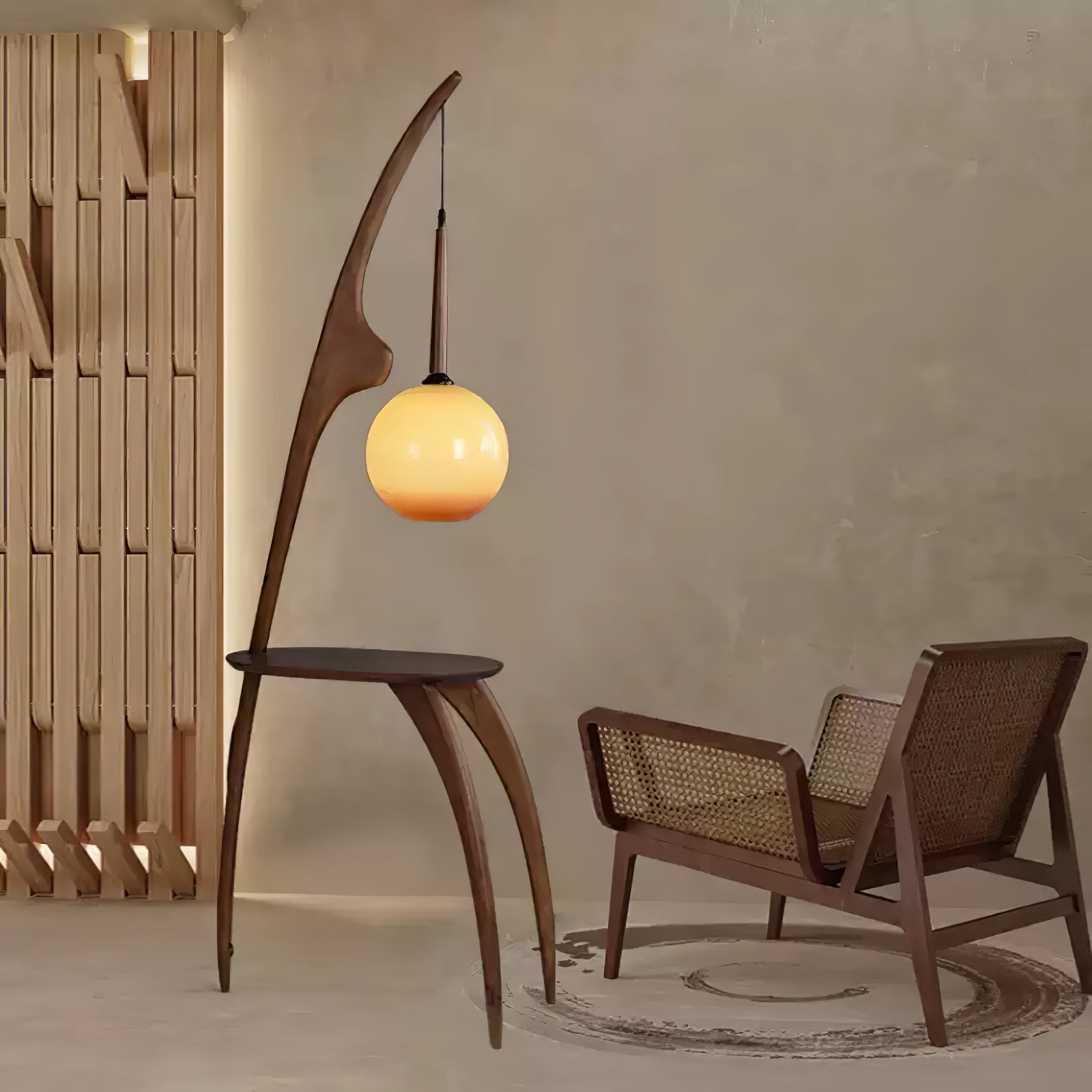 Lustra Curved Mantis Arm Floor Lamp - Letslighting