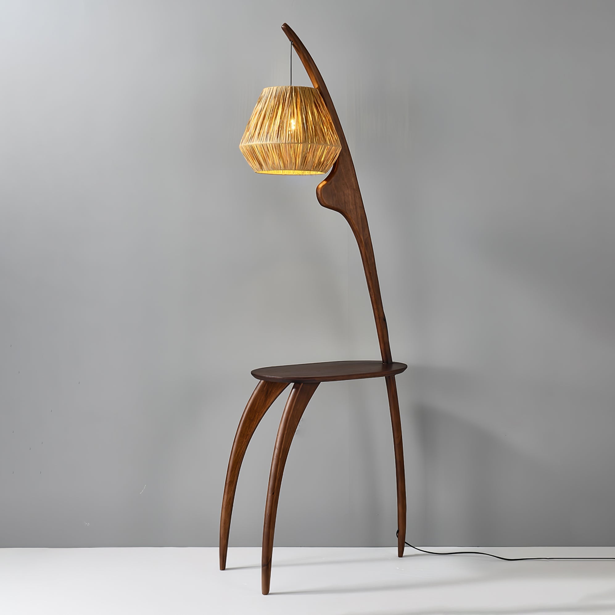 Lustra Curved Mantis Arm Floor Lamp - Letslighting