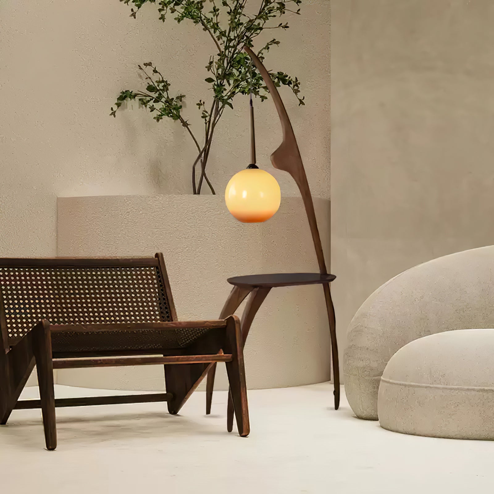 Lustra Curved Mantis Arm Floor Lamp - Letslighting