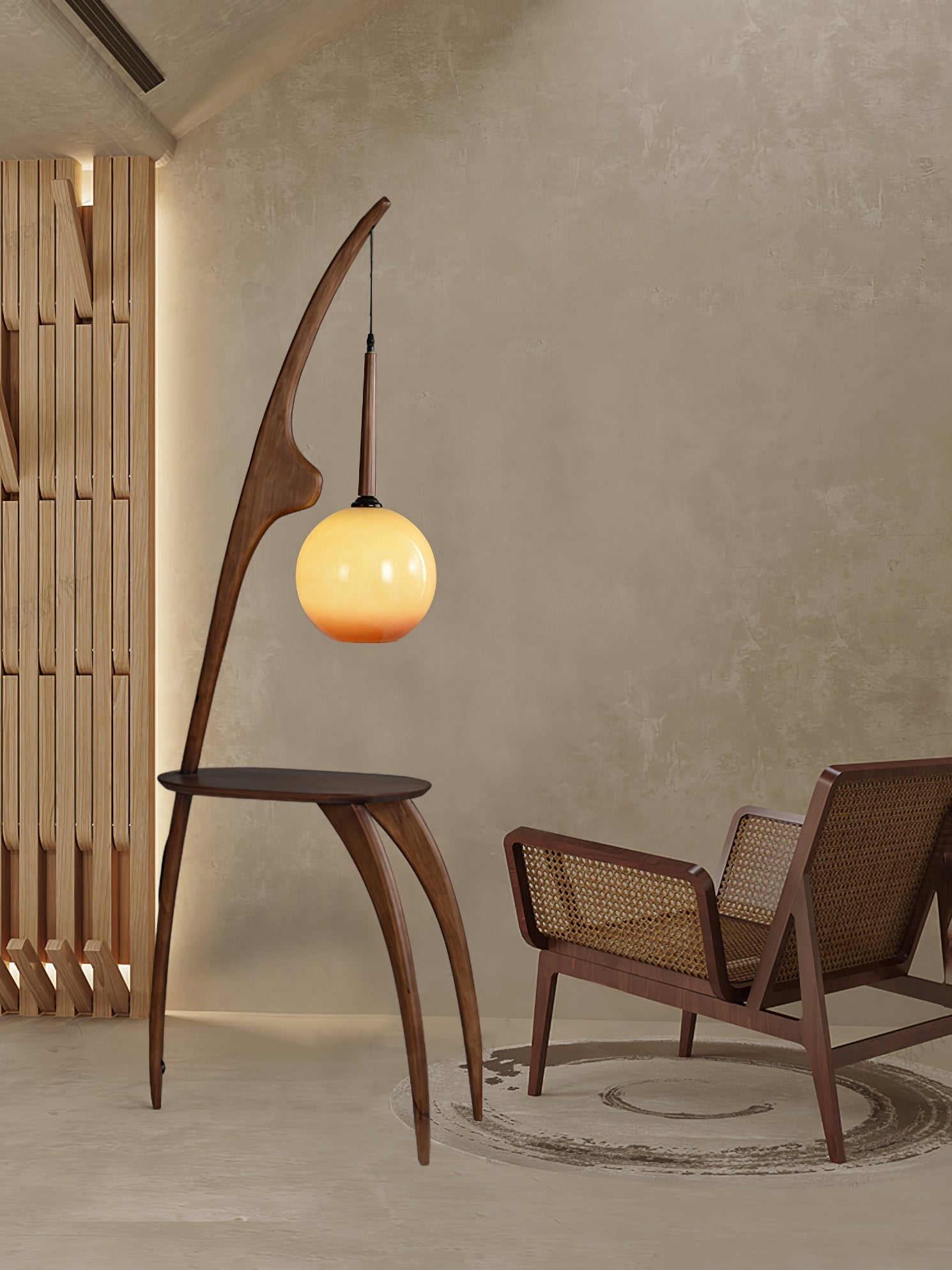 Lustra Curved Mantis Arm Floor Lamp - Letslighting