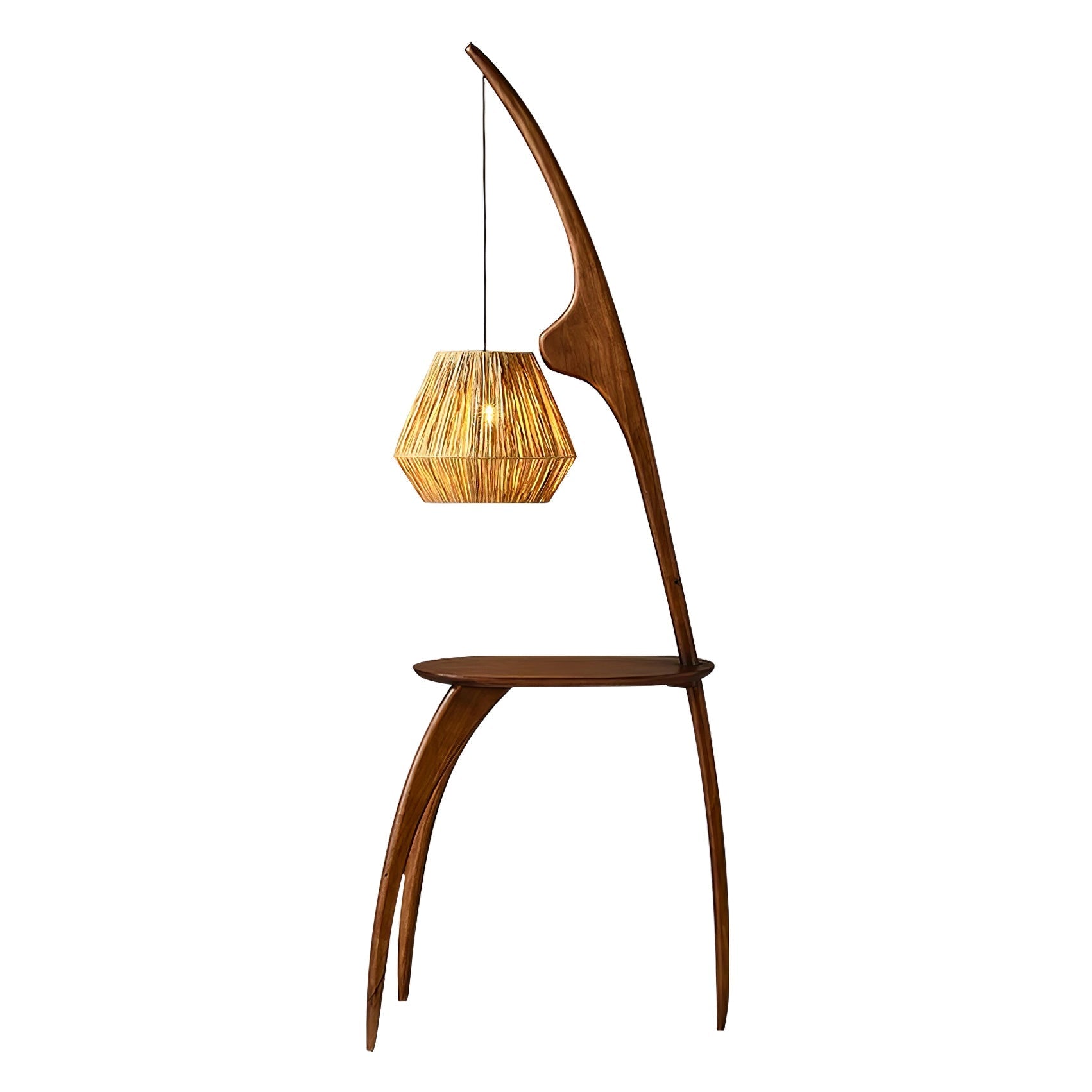 Lustra Curved Mantis Arm Floor Lamp - Letslighting