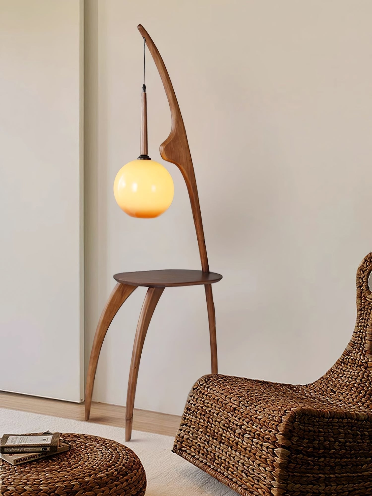 Lustra Curved Mantis Arm Floor Lamp - Letslighting