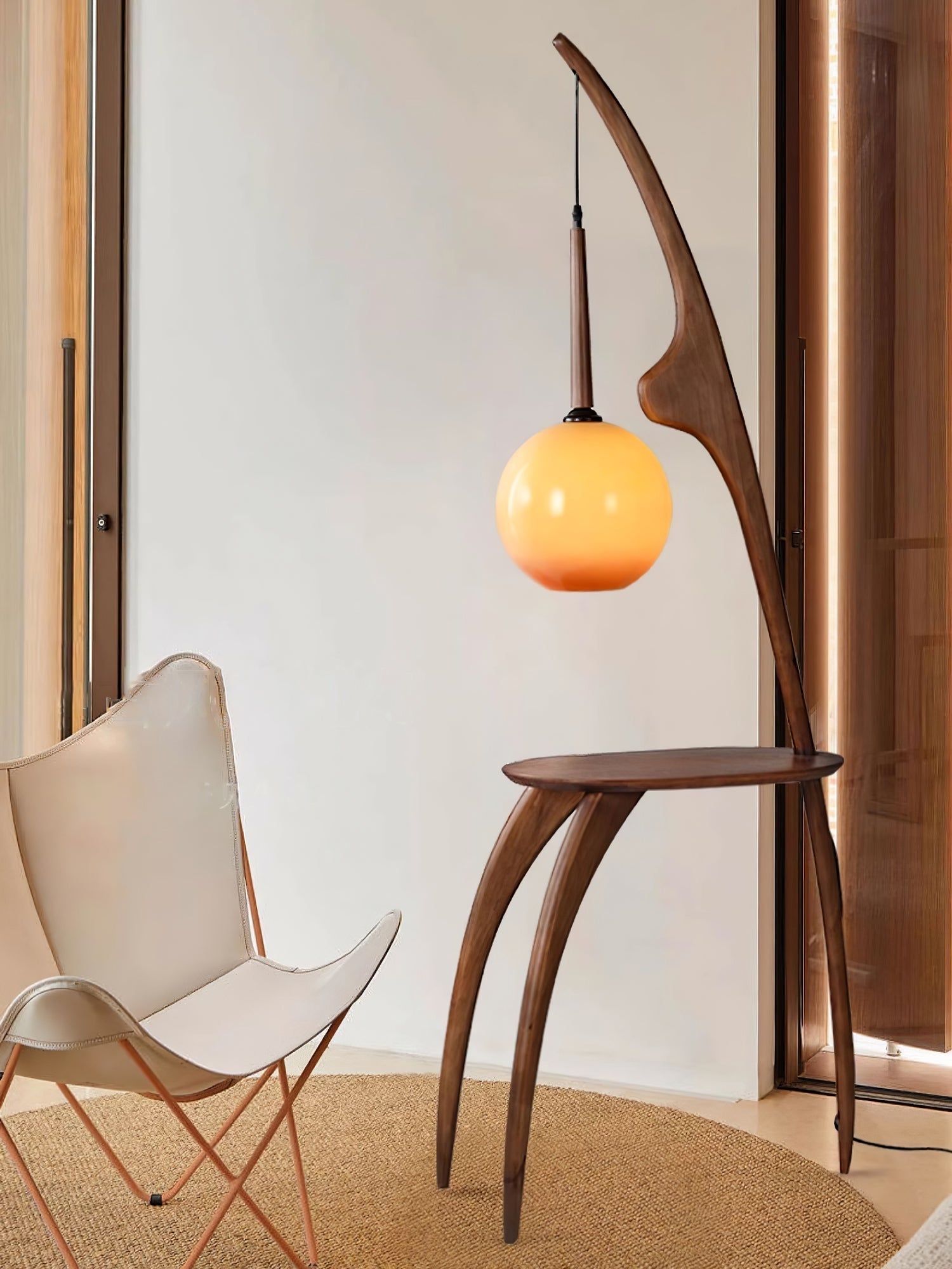 Lustra Curved Mantis Arm Floor Lamp - Letslighting