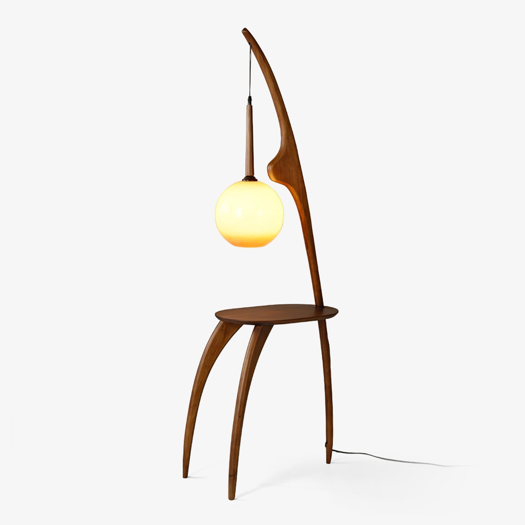 Lustra Curved Mantis Arm Floor Lamp - Letslighting