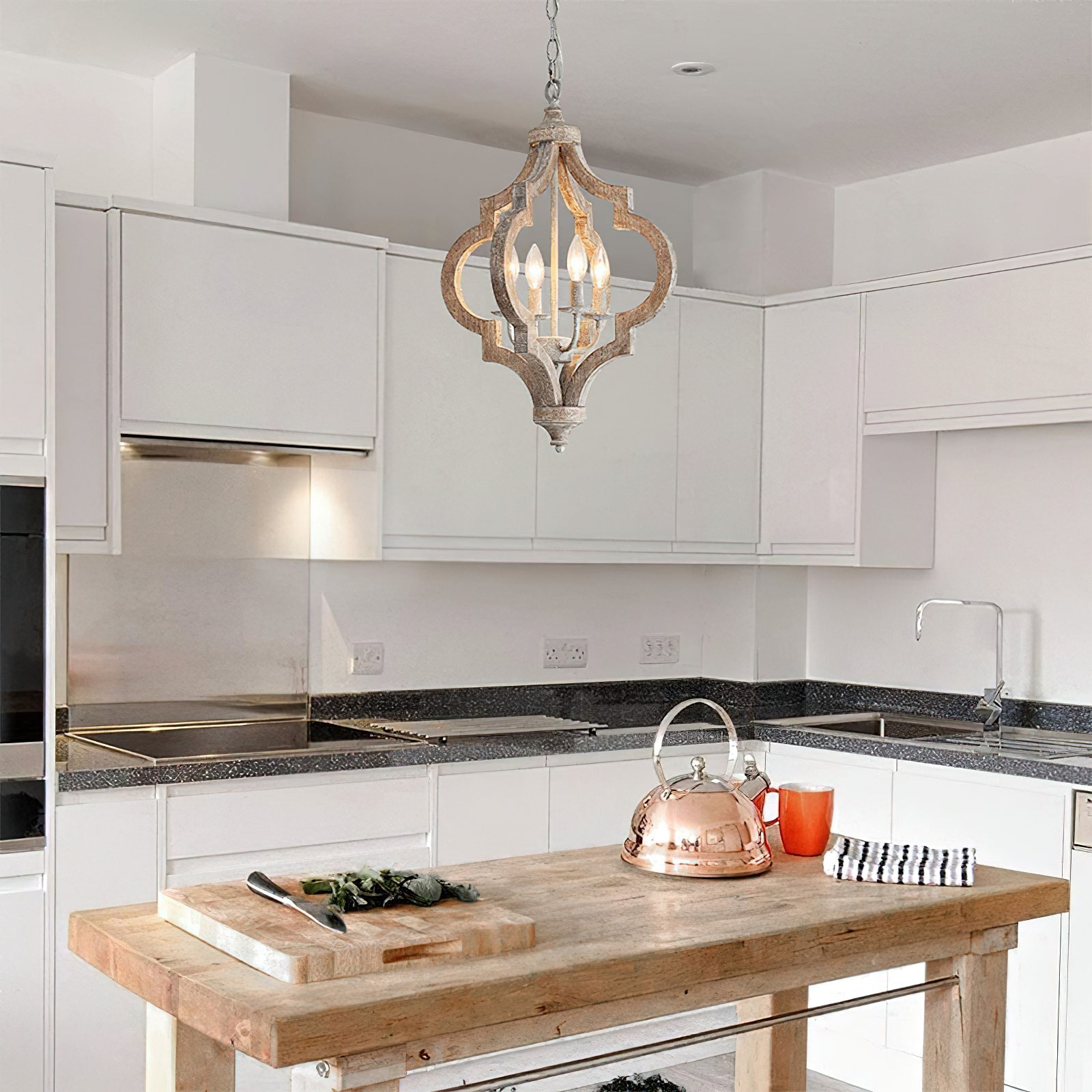 Fervor Individual Creativity Wooden Chandelier - Letslighting