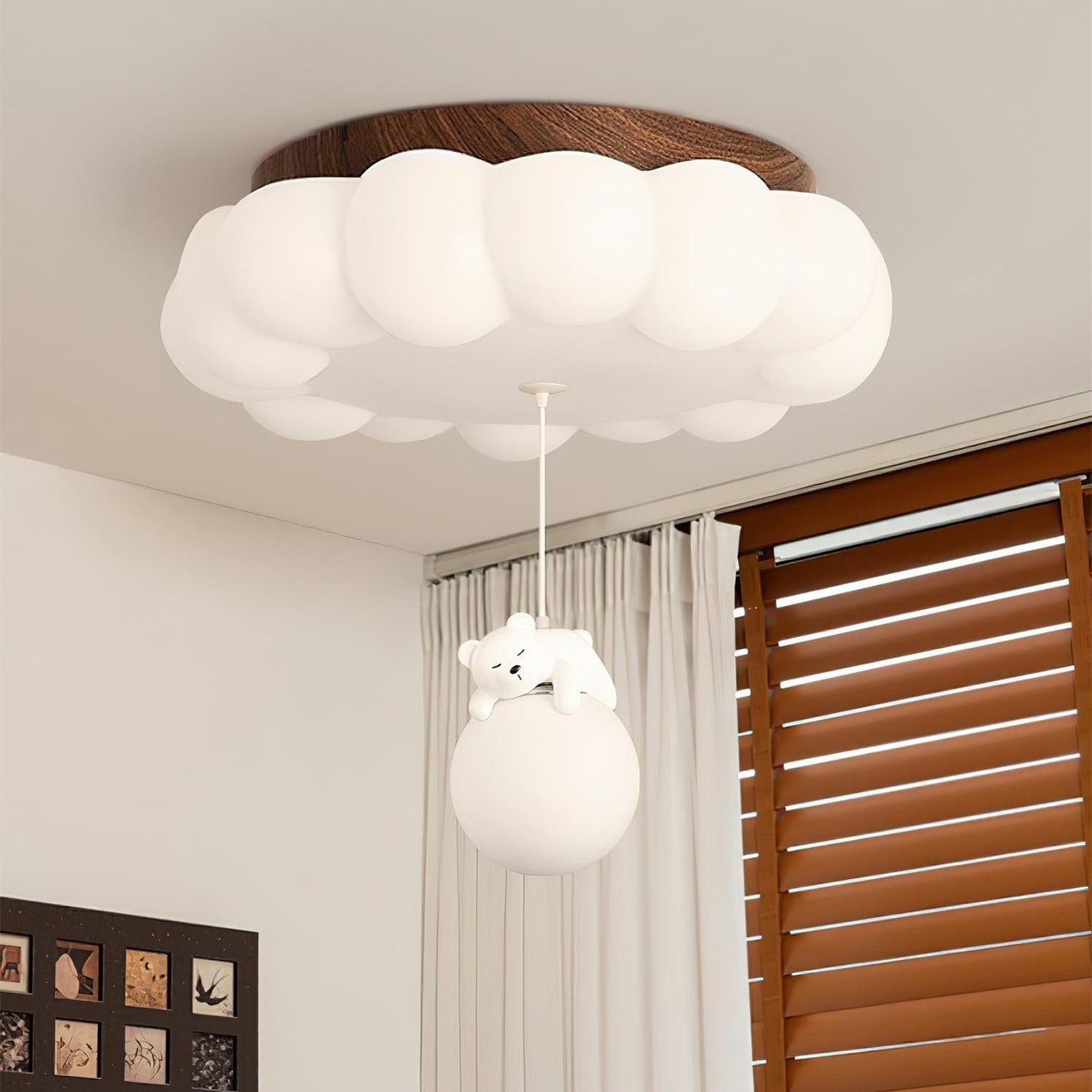 Aria Cute Cake Bear Ceiling Light - Letslighting