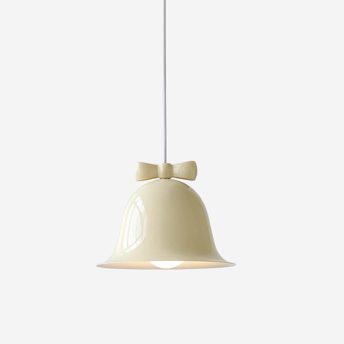 Cute Bells Pendant Lamp Glass Bow Dainty - Letslighting