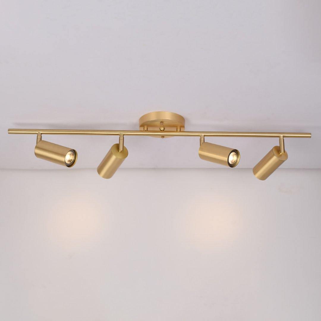 Grover Rotatable Brass Spotlight Wall Light - Letslighting