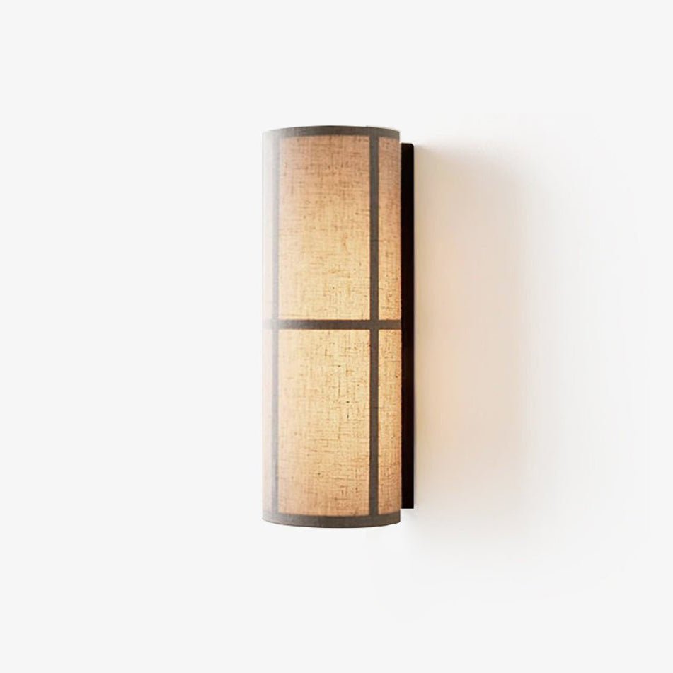 Lustra Wall Lamp Cylinder Fabric Soft Glow - Letslighting