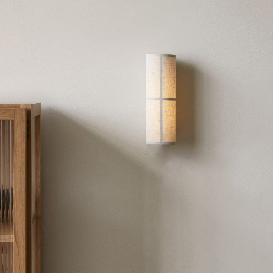 Lustra Wall Lamp Cylinder Fabric Soft Glow - Letslighting