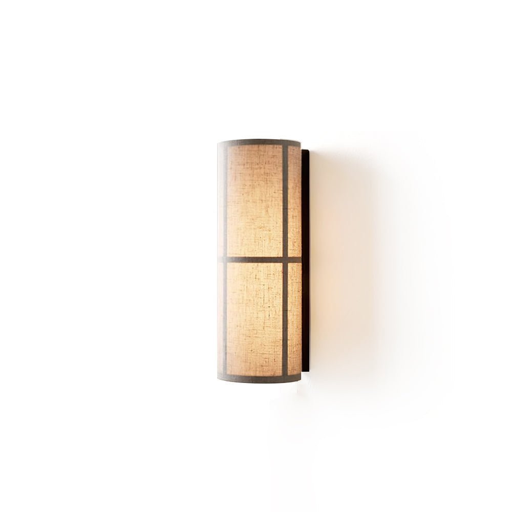 Lustra Wall Lamp Cylinder Fabric Soft Glow - Letslighting