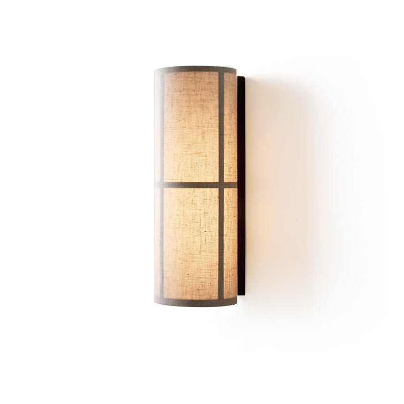 Lustra Wall Lamp Cylinder Fabric Soft Glow - Letslighting