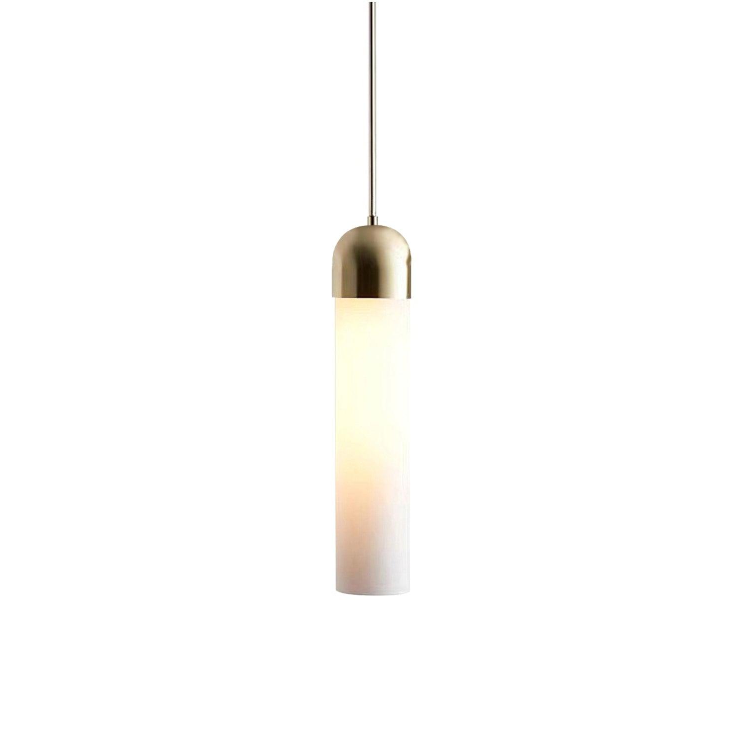 Eurcara Cylindrical Shape Glass Pendant Light - Letslighting